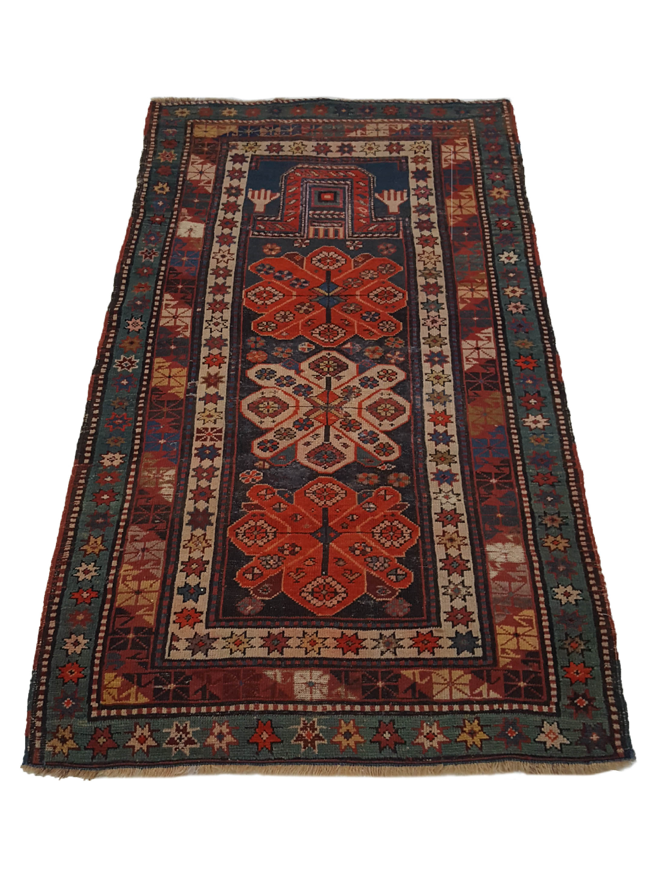 Antique Karabagh Brown 3x5 - Image 2 of 6