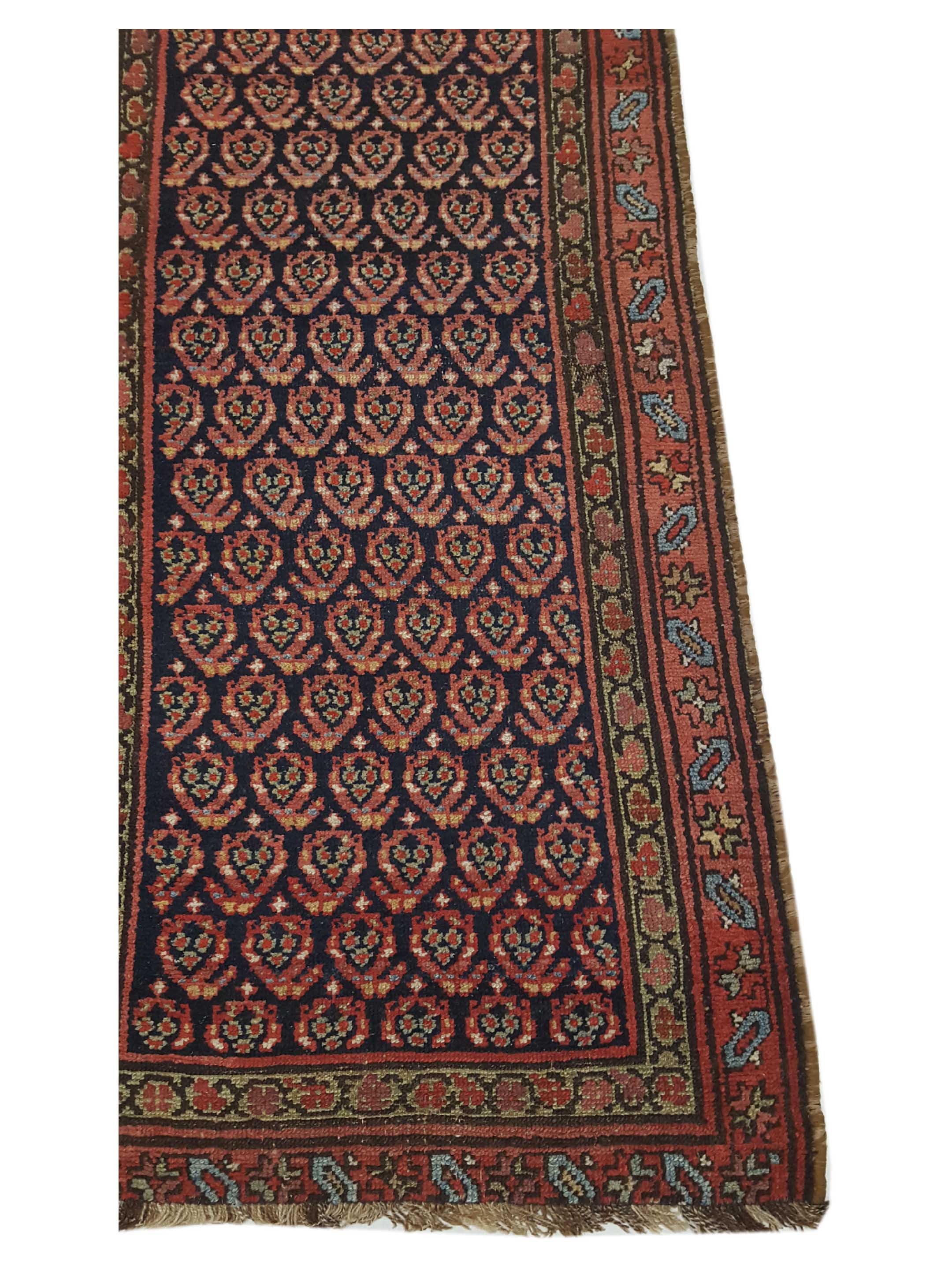Antique Malayer Indigo 3x16 - Image 4 of 6