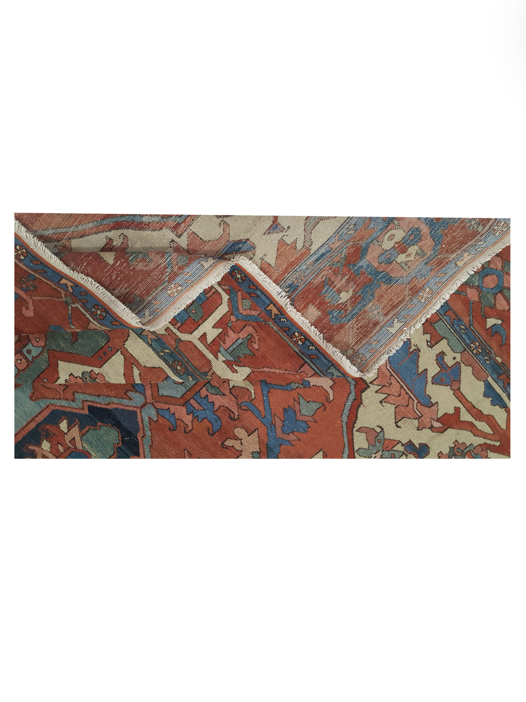 Antique Serapi Rust 11x12 - Image 7 of 7