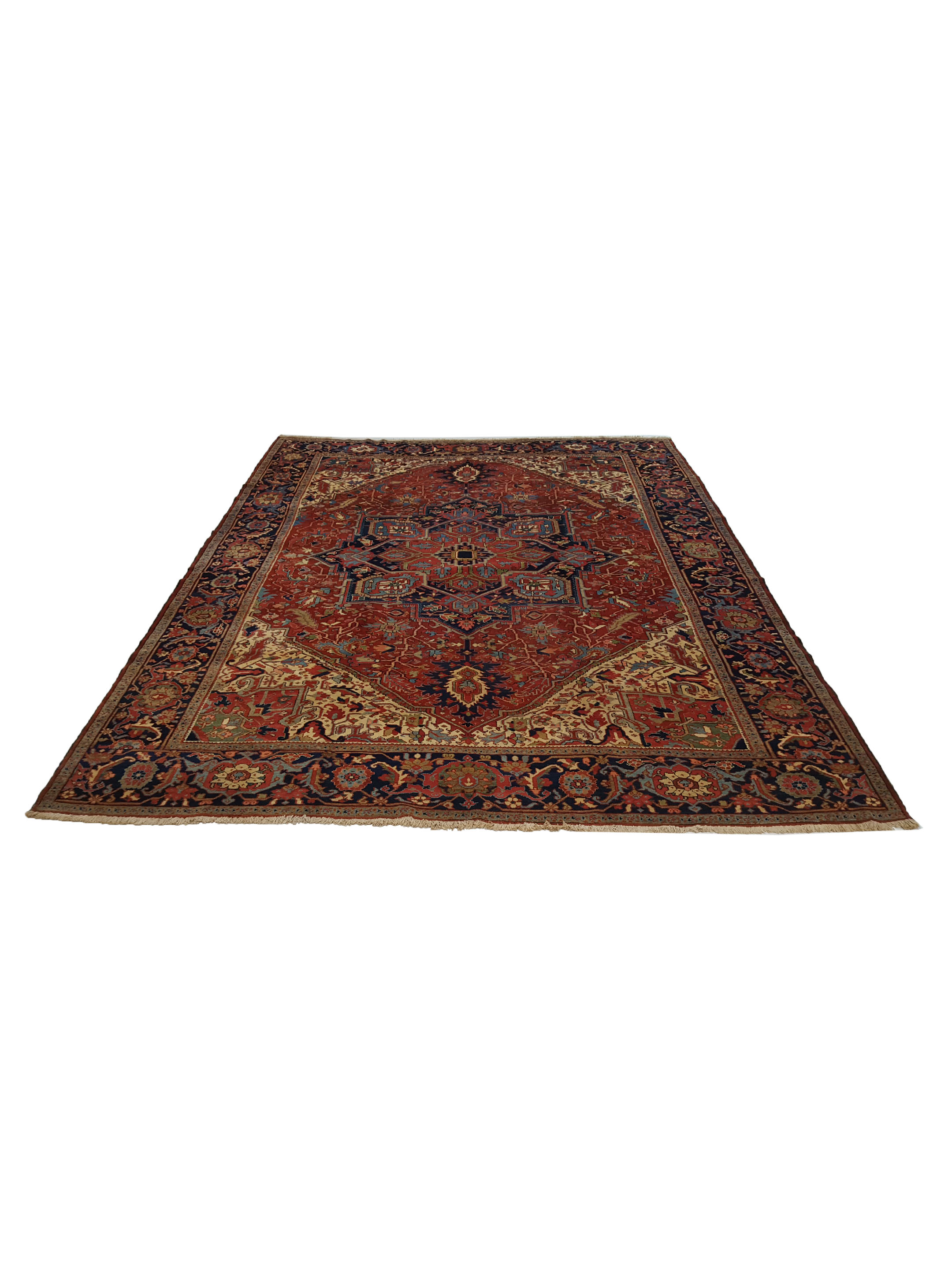 Antique Heriz Rust 12x15 - Image 2 of 6