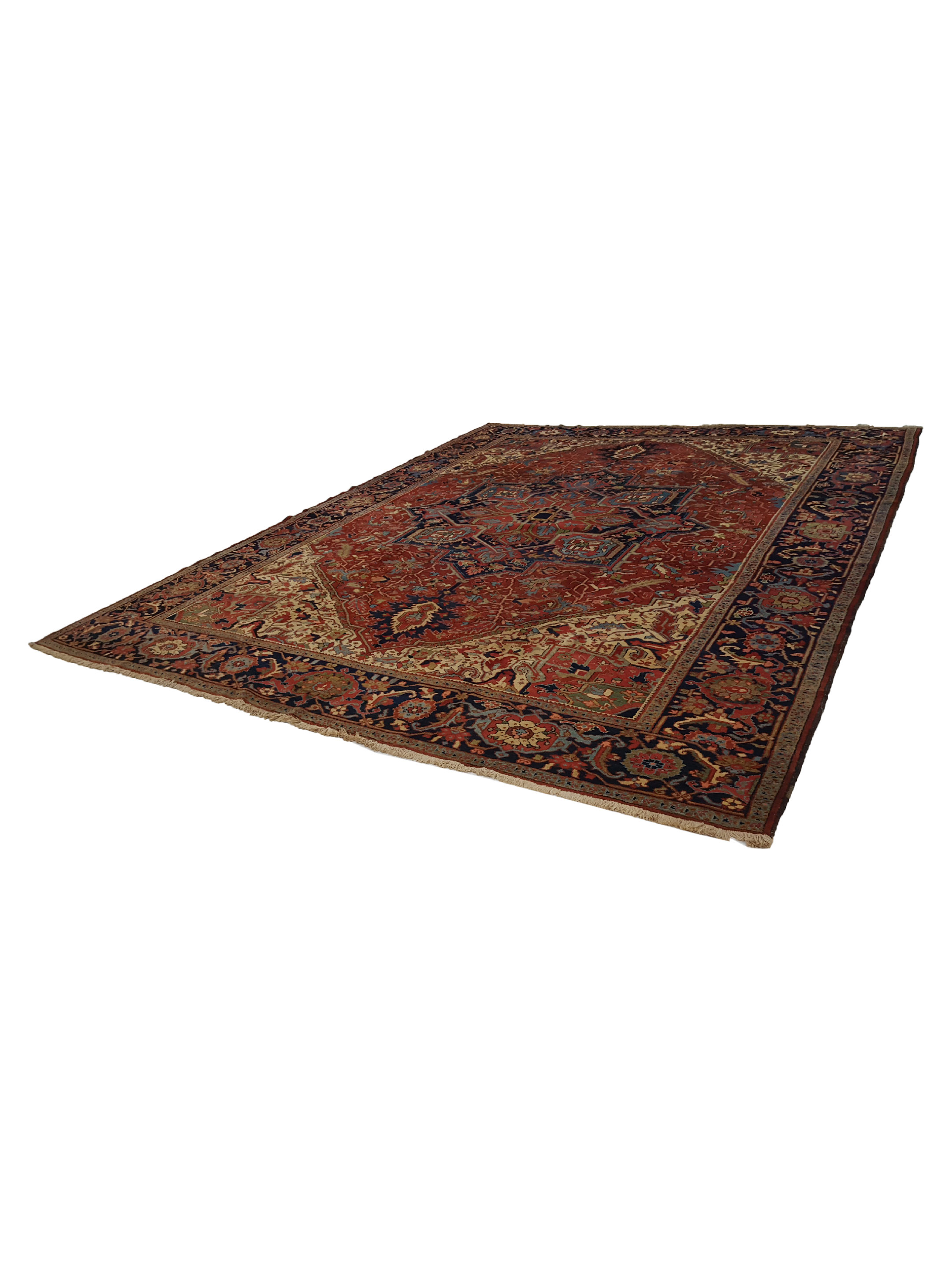 Antique Heriz Rust 12x15 - Image 6 of 6