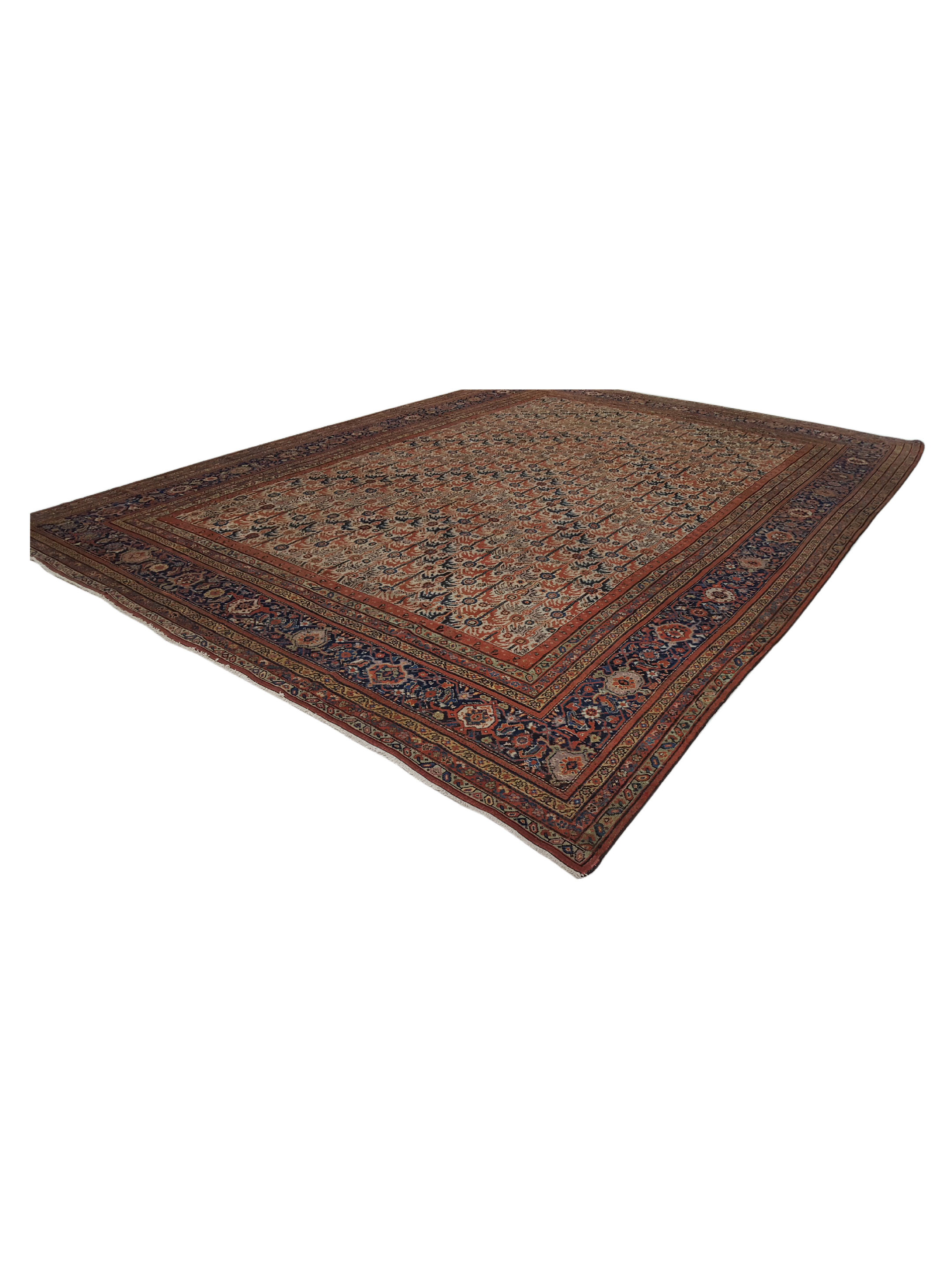 Antique Sultanabad Ivory 12x16 - Image 6 of 6