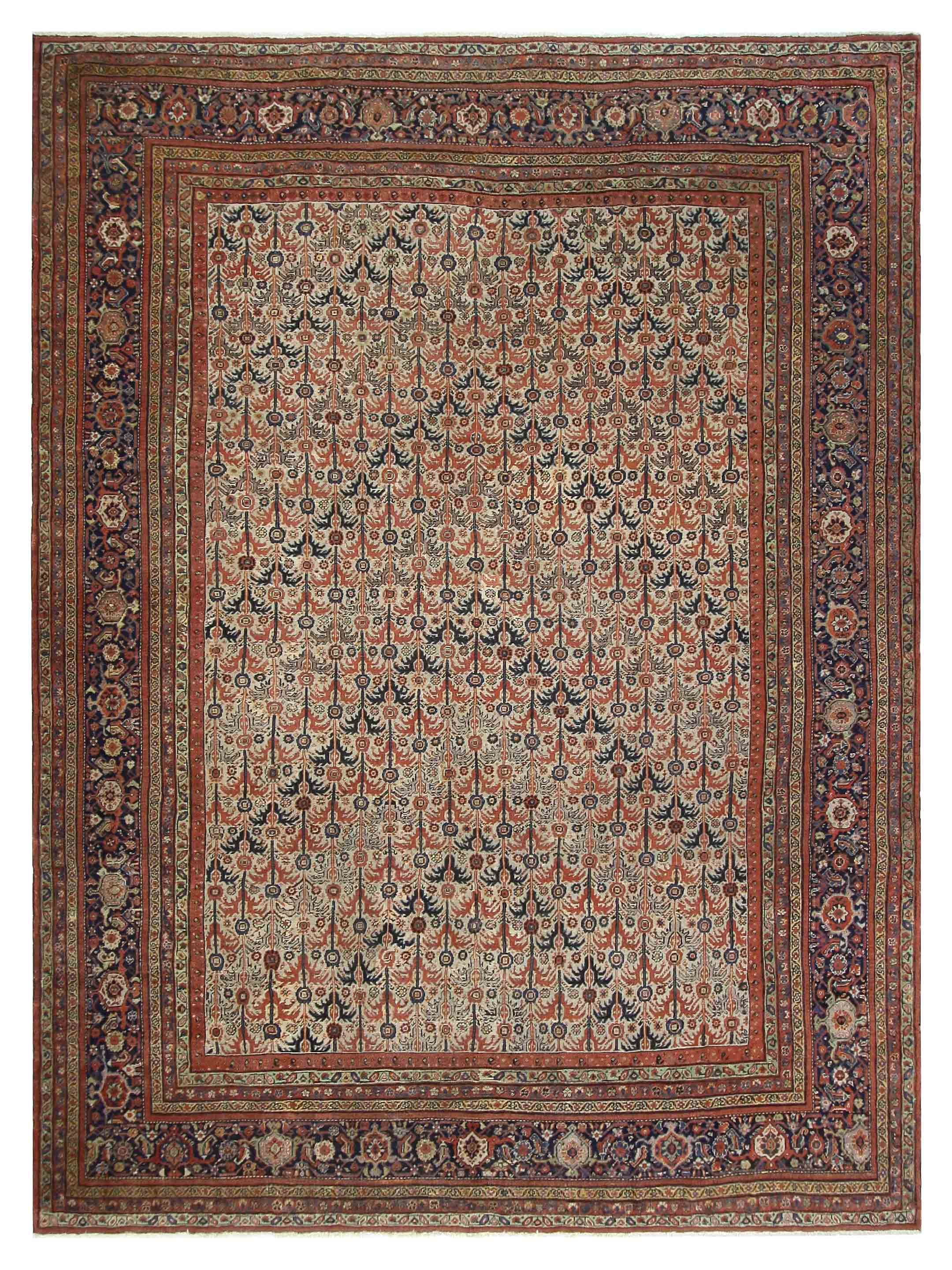 Antique Sultanabad Ivory 12x16