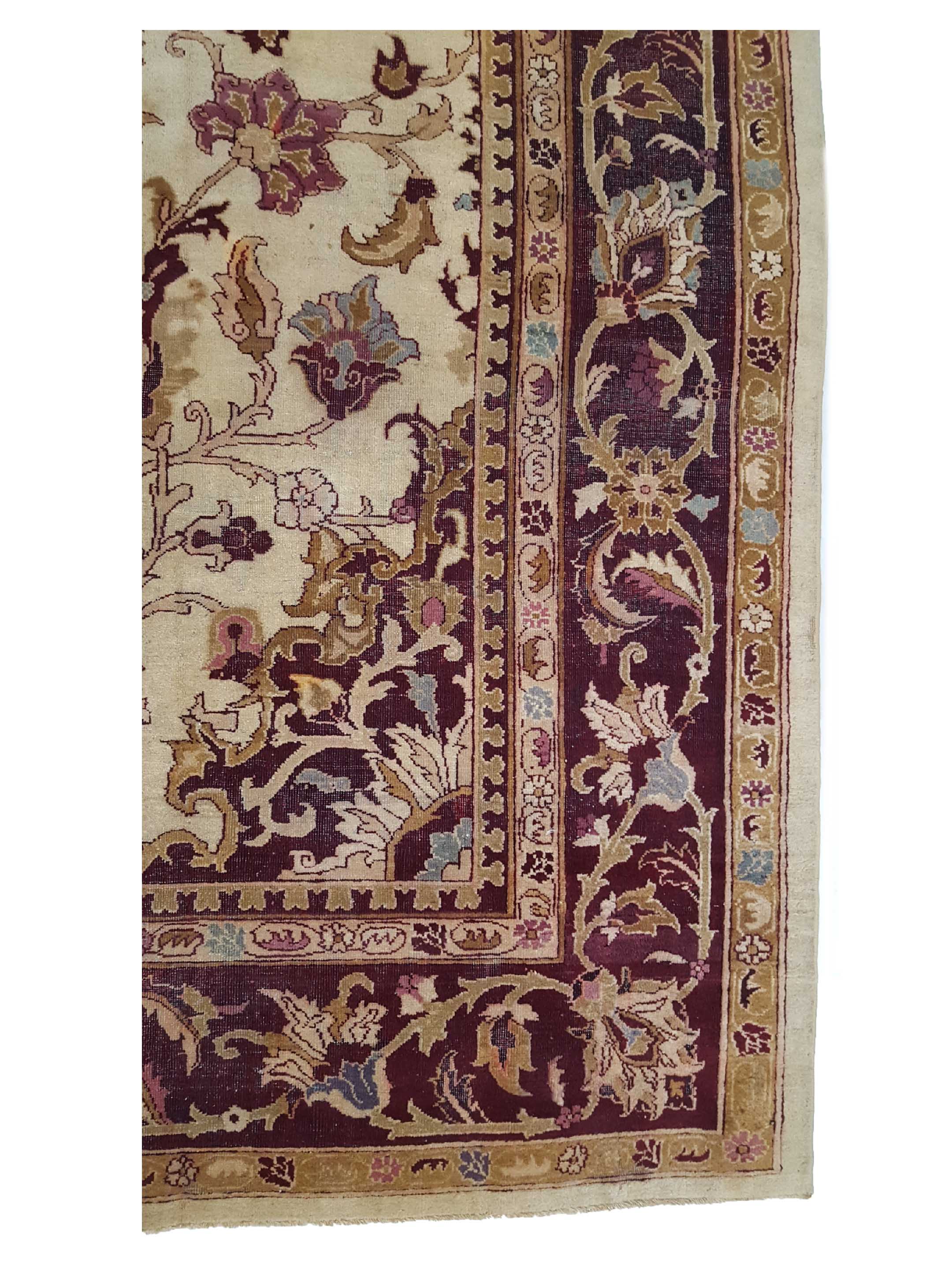 Antique Agra Gold 10x13 - Image 4 of 6