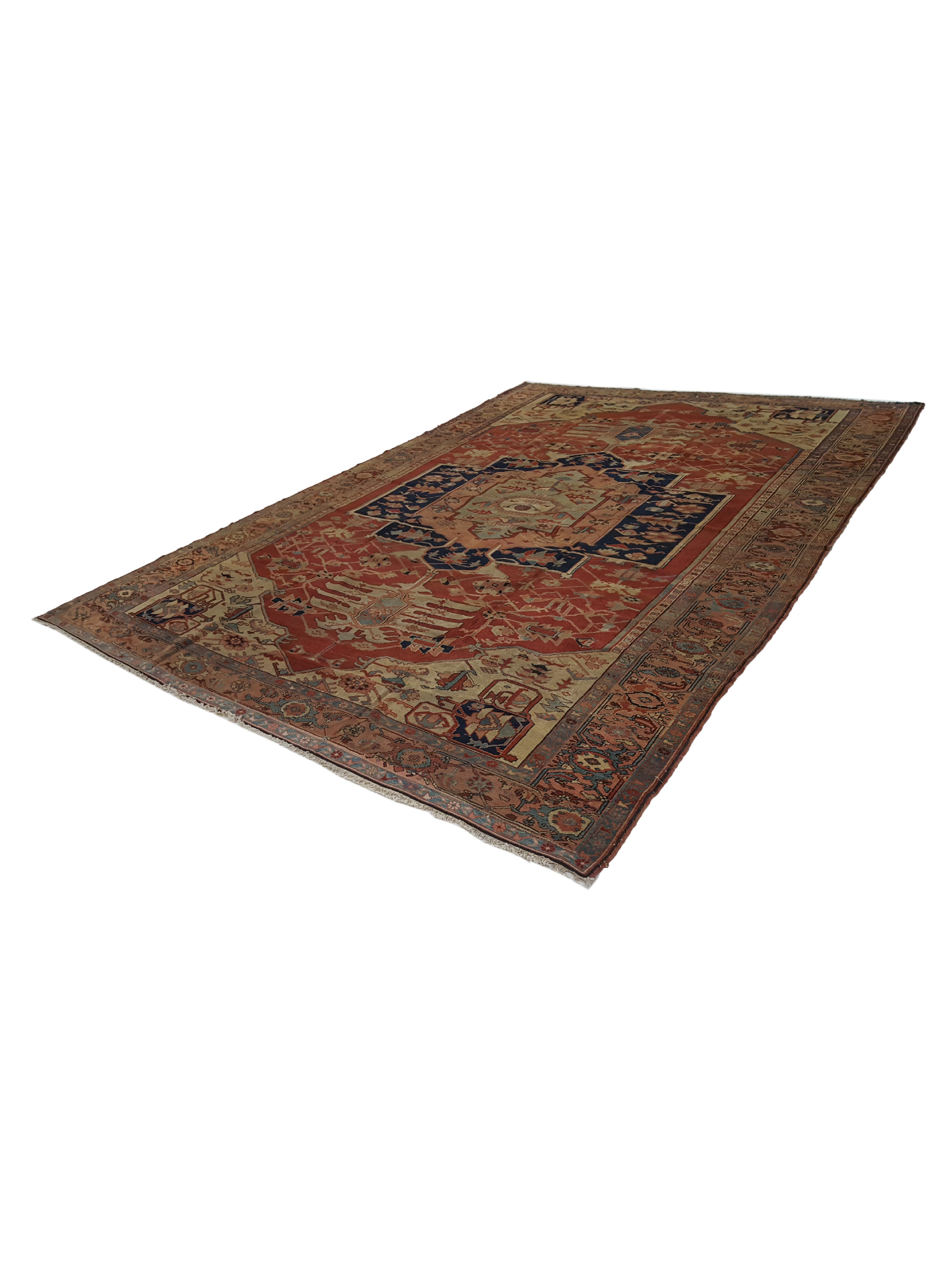 Antique Serapi Rust 9x13 - Image 6 of 6