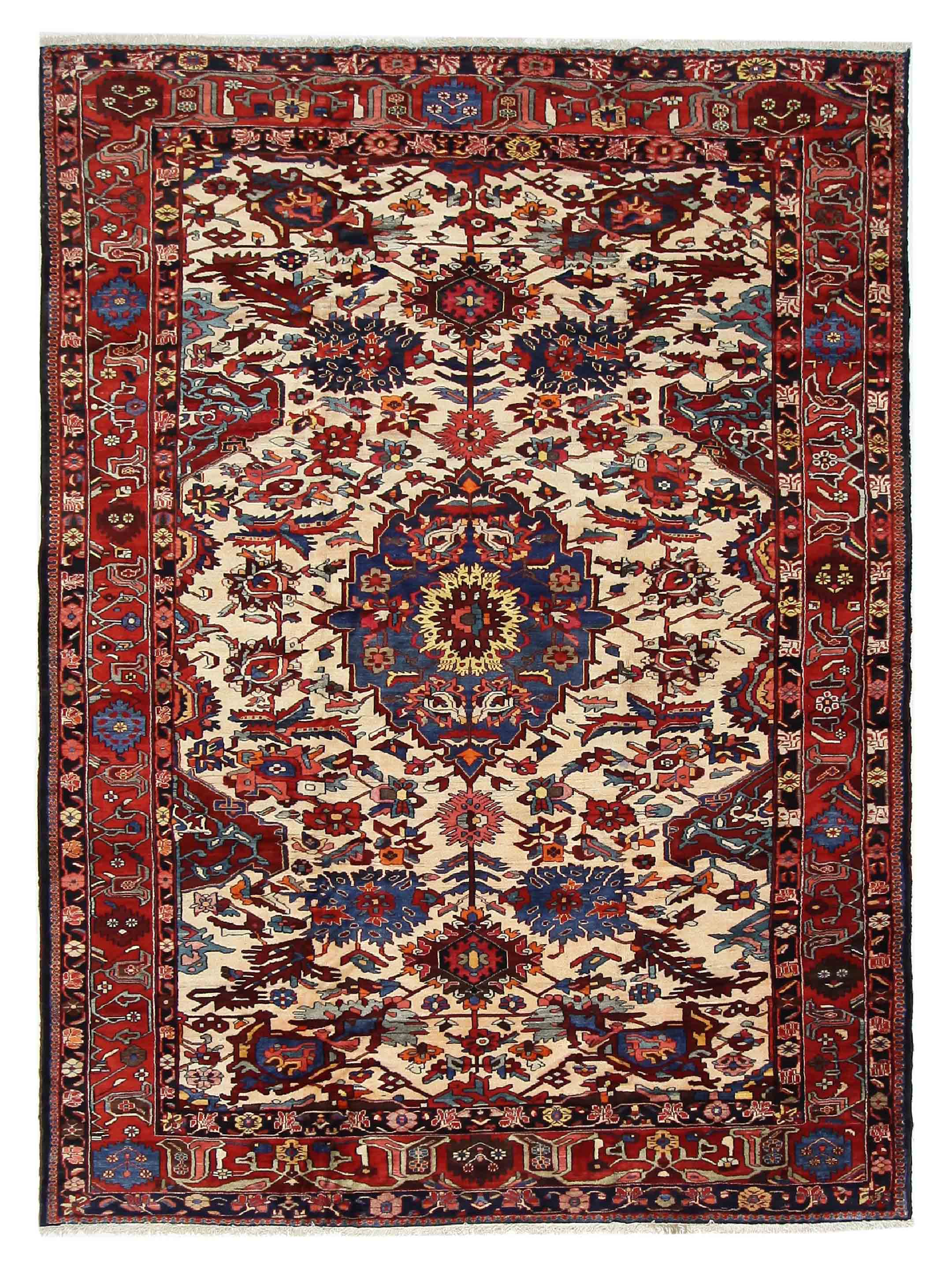 Antique Bakhtiyari Beige 10x14