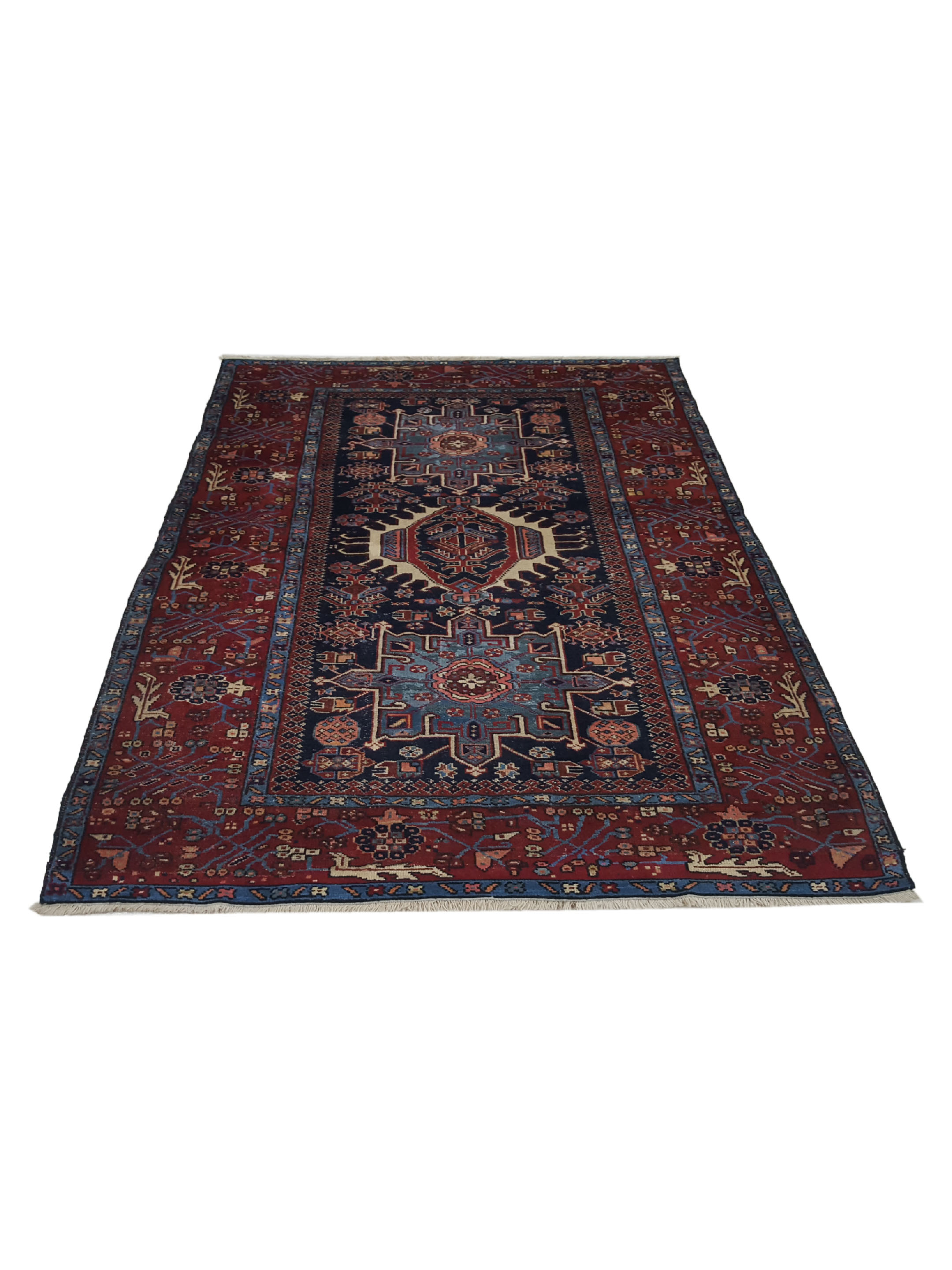 Antique Karajah Indigo 5x7 - Image 2 of 6