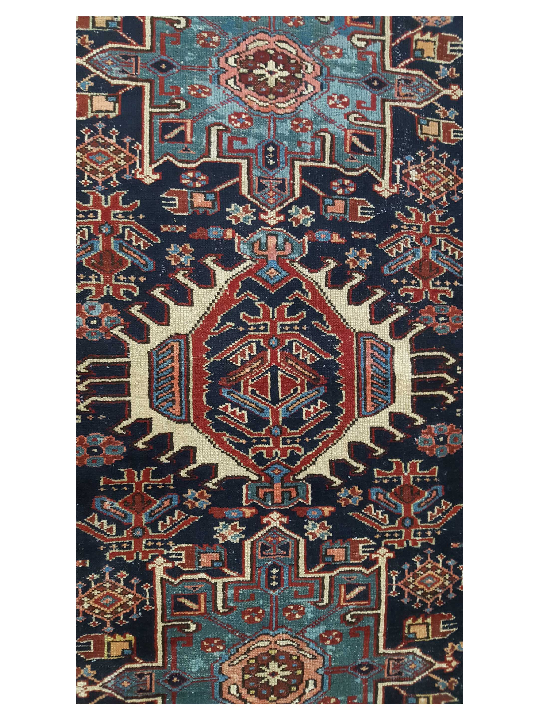 Antique Karajah Indigo 5x7 - Image 5 of 6