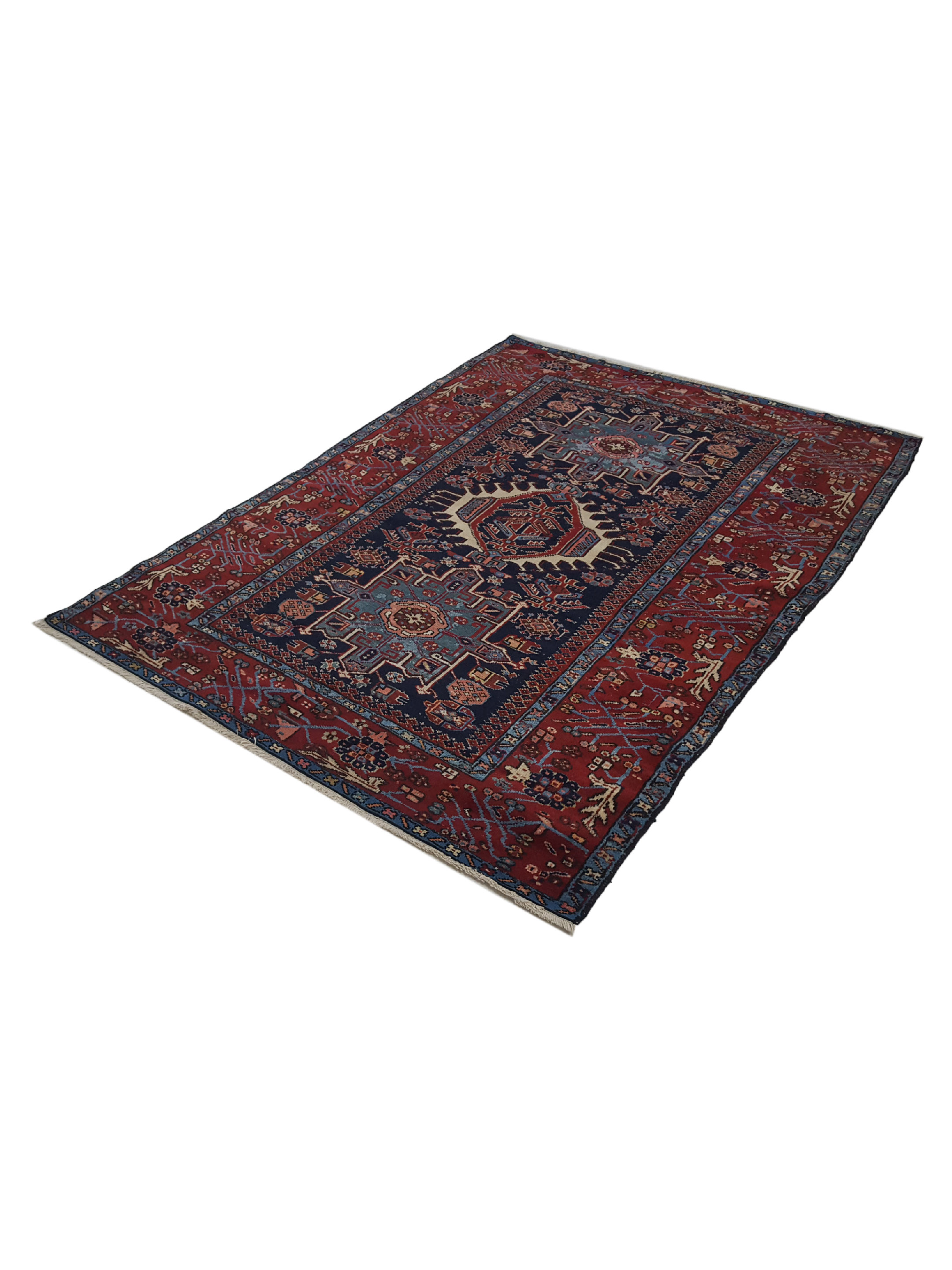 Antique Karajah Indigo 5x7 - Image 6 of 6