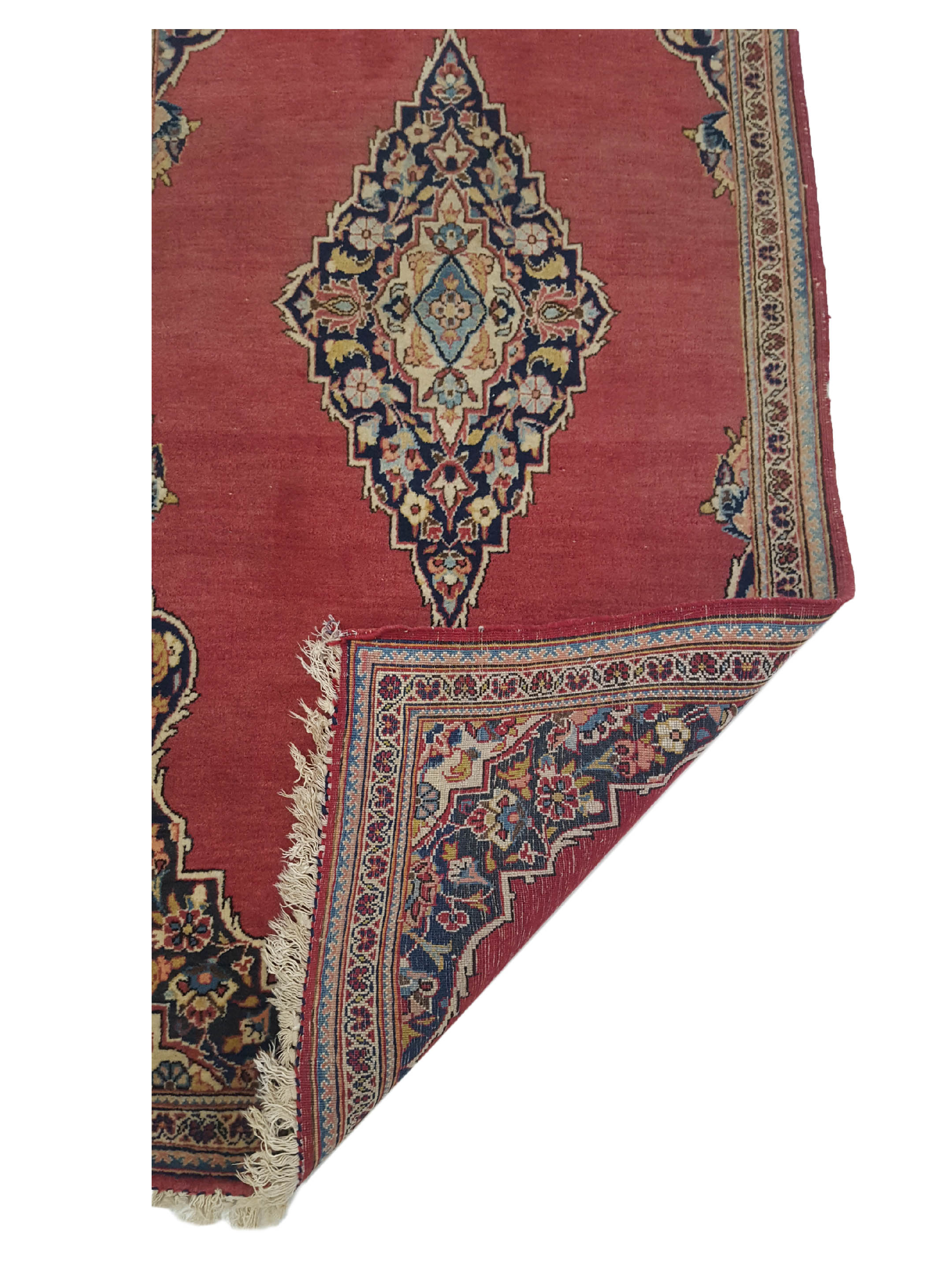 Antique Kashan Rust 2x4 - Image 3 of 5