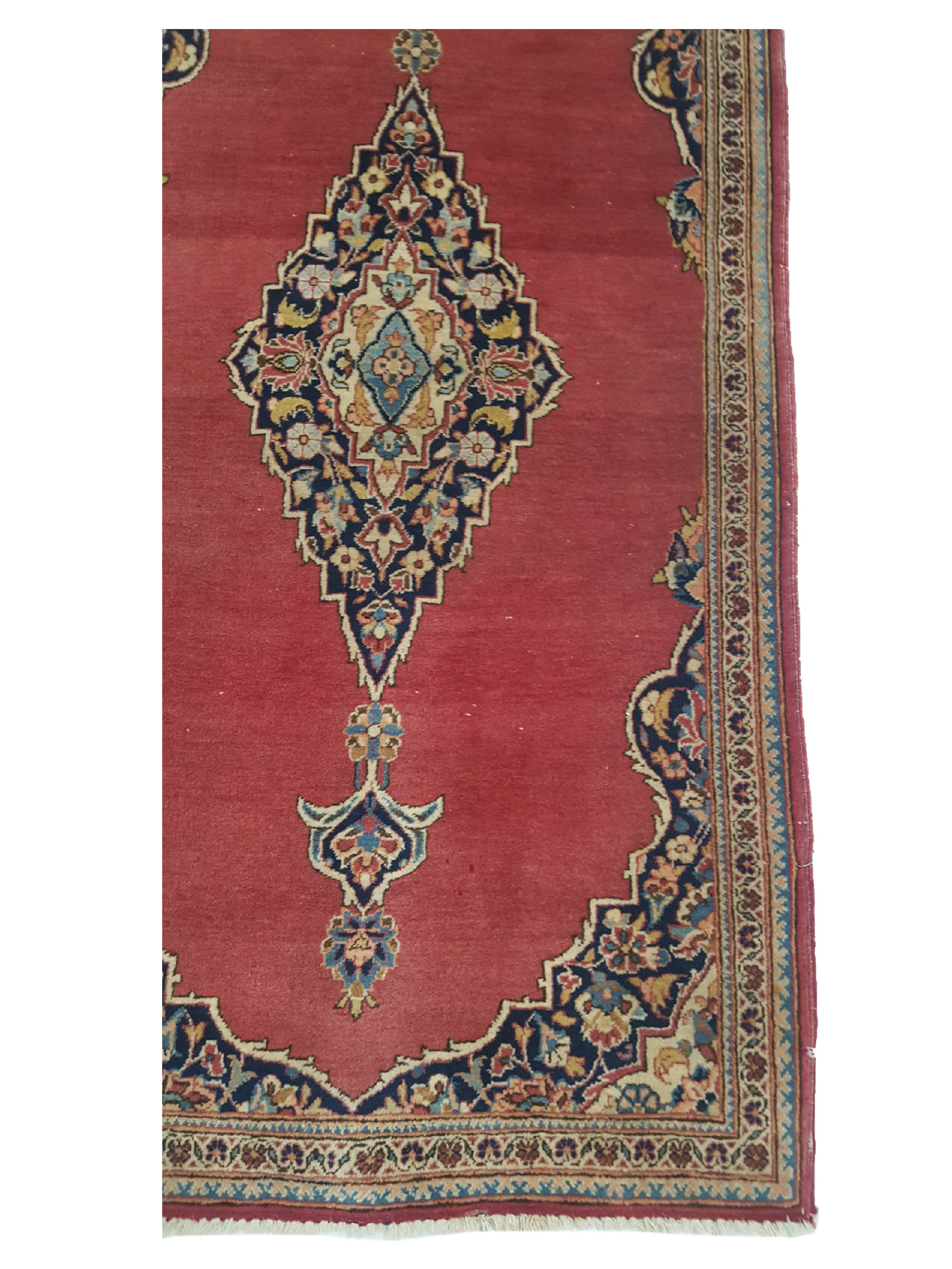 Antique Kashan Rust 2x4 - Image 4 of 5