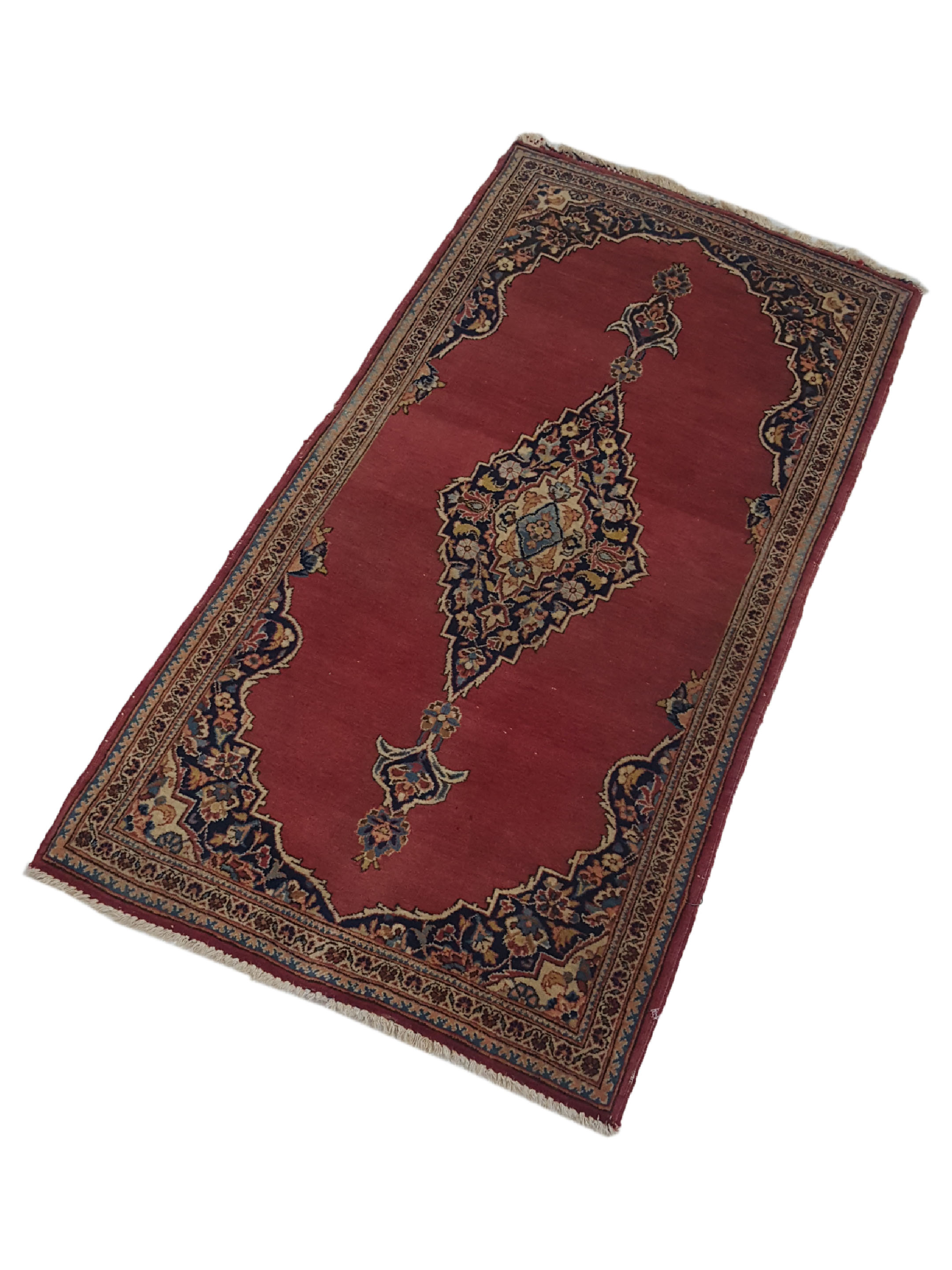 Antique Kashan Rust 2x4 - Image 5 of 5