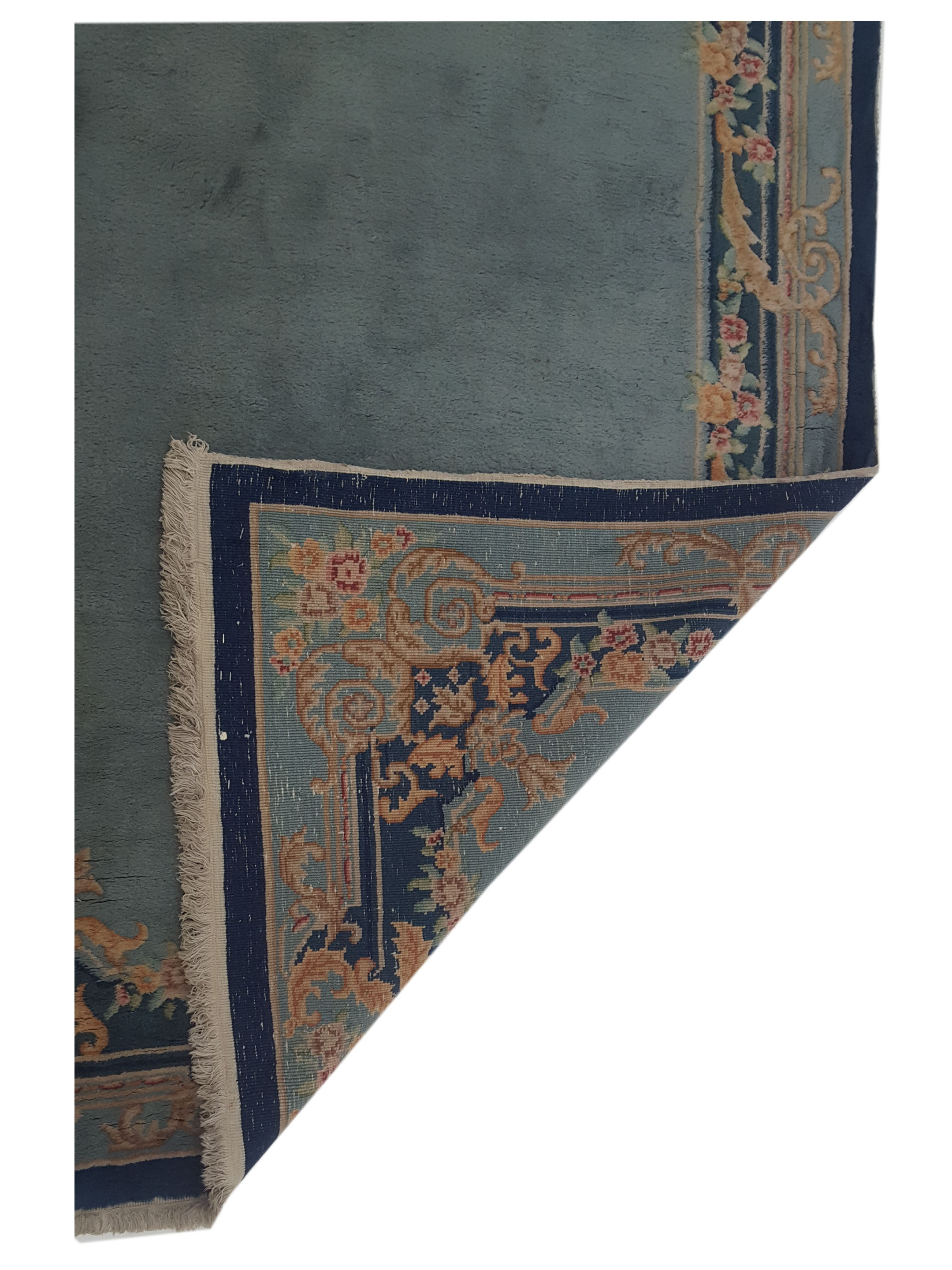 Antique Art Deco Blue 5x16 - Image 3 of 7