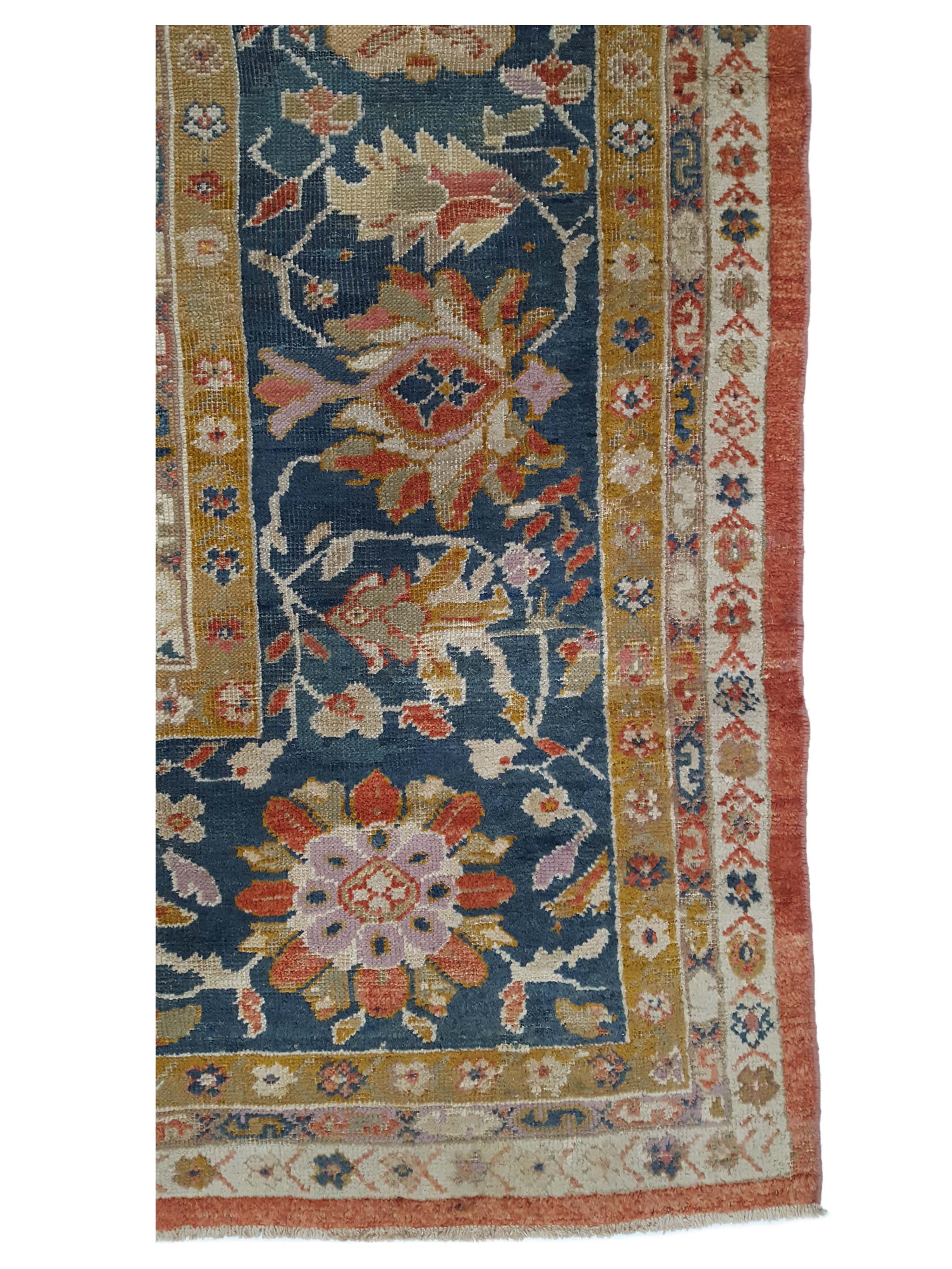 Antique Sultanabad Rust 10x13 - Image 3 of 5