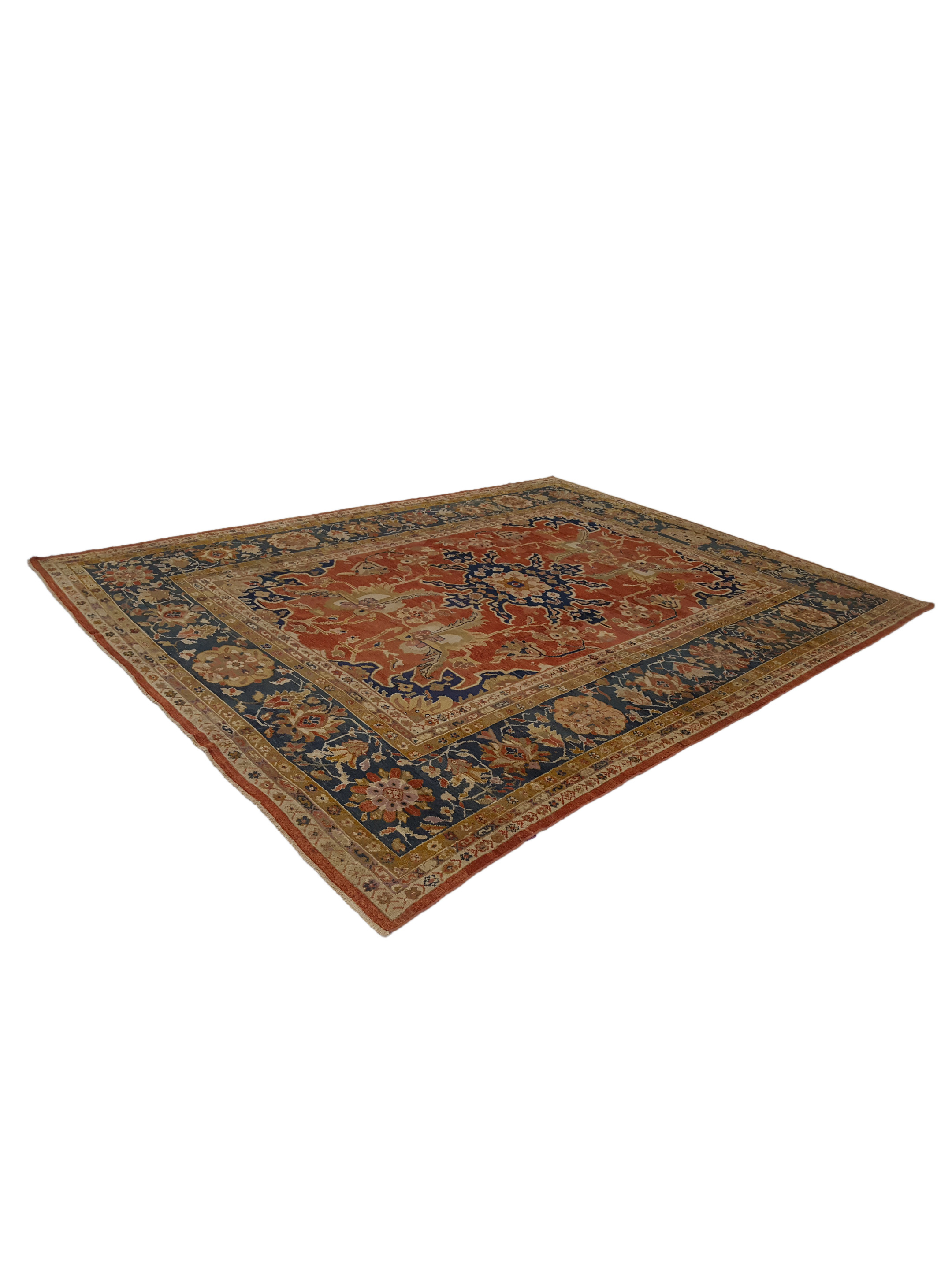 Antique Sultanabad Rust 10x13 - Image 5 of 5