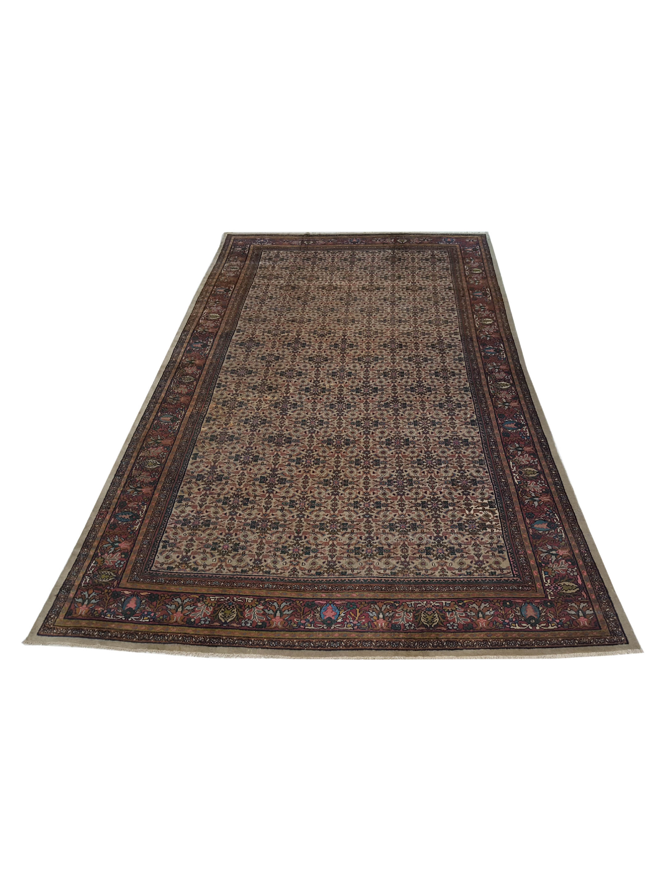 Antique Sultanabad Ivory 11x18 - Image 2 of 8