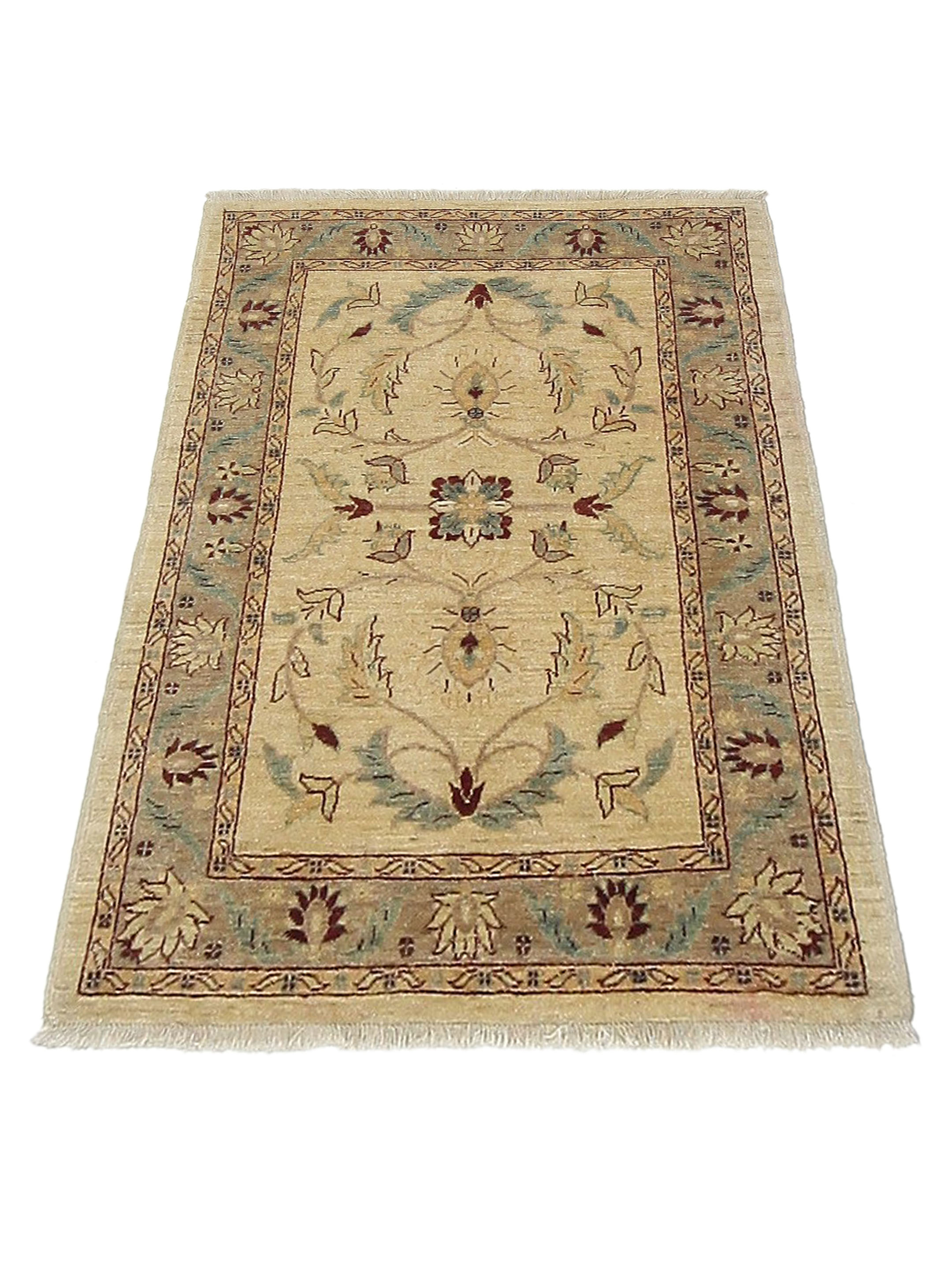Ziegler Hand Knotted Ivory 3x5 - Image 2 of 5
