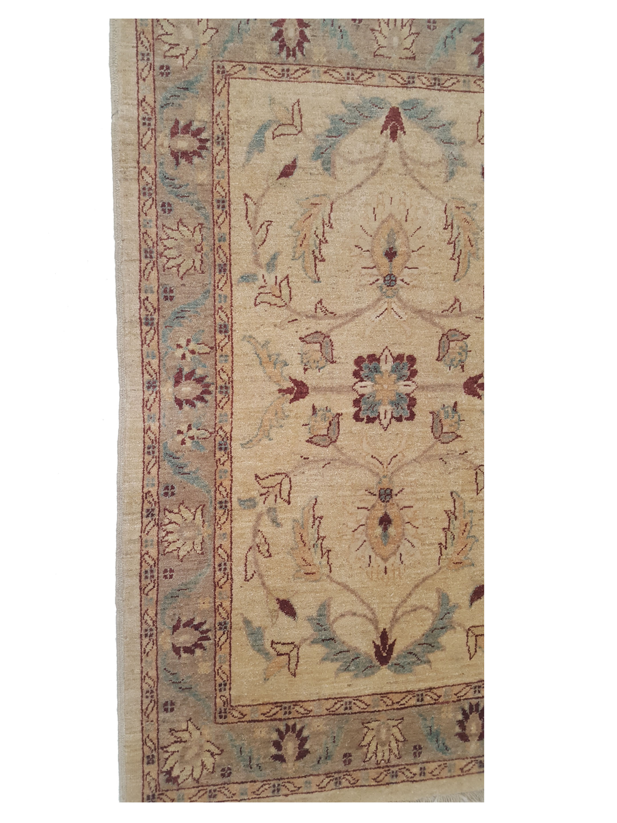Ziegler Hand Knotted Ivory 3x5 - Image 4 of 5