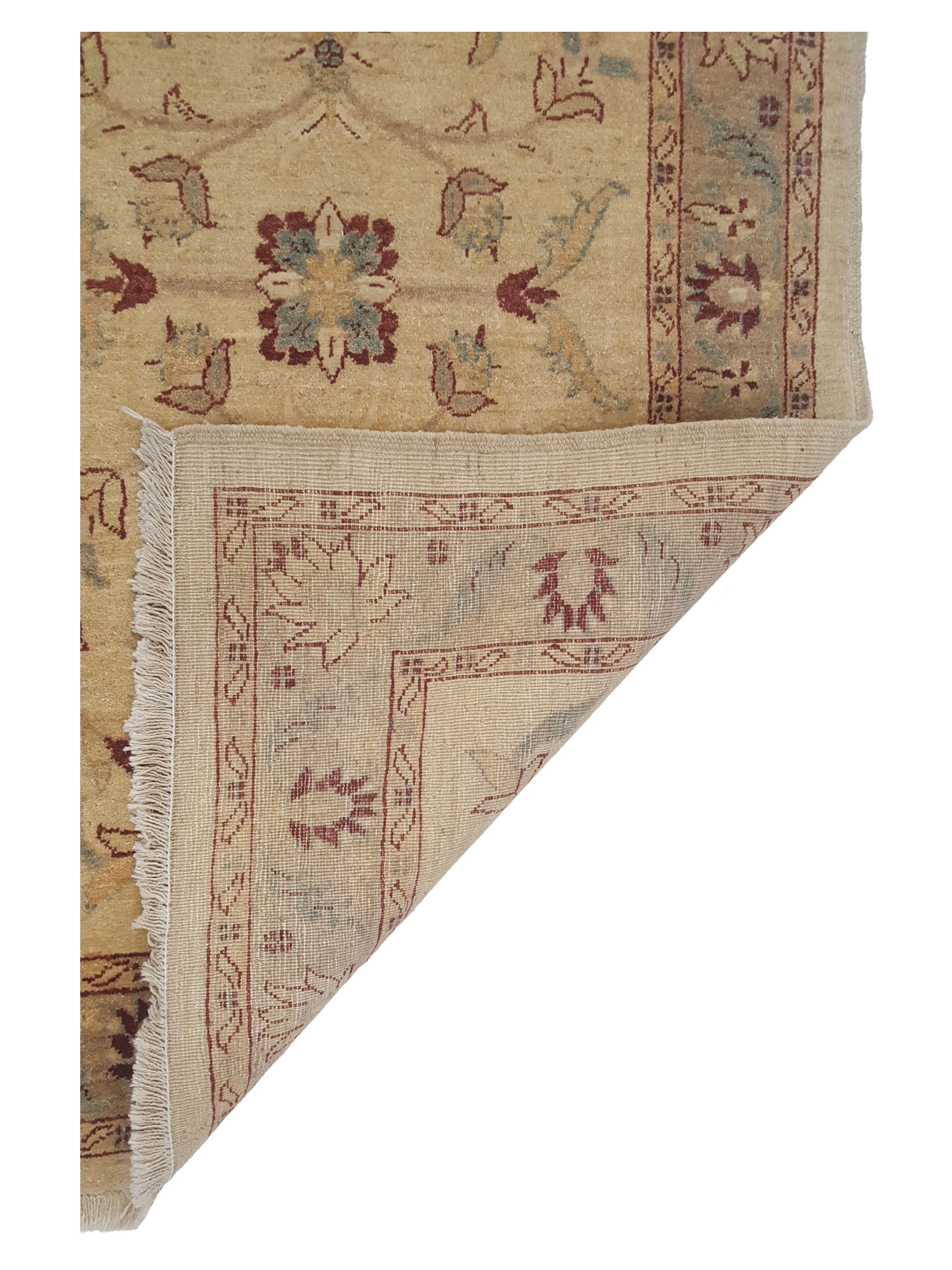 Ziegler Hand Knotted Ivory 3x5 - Image 5 of 5