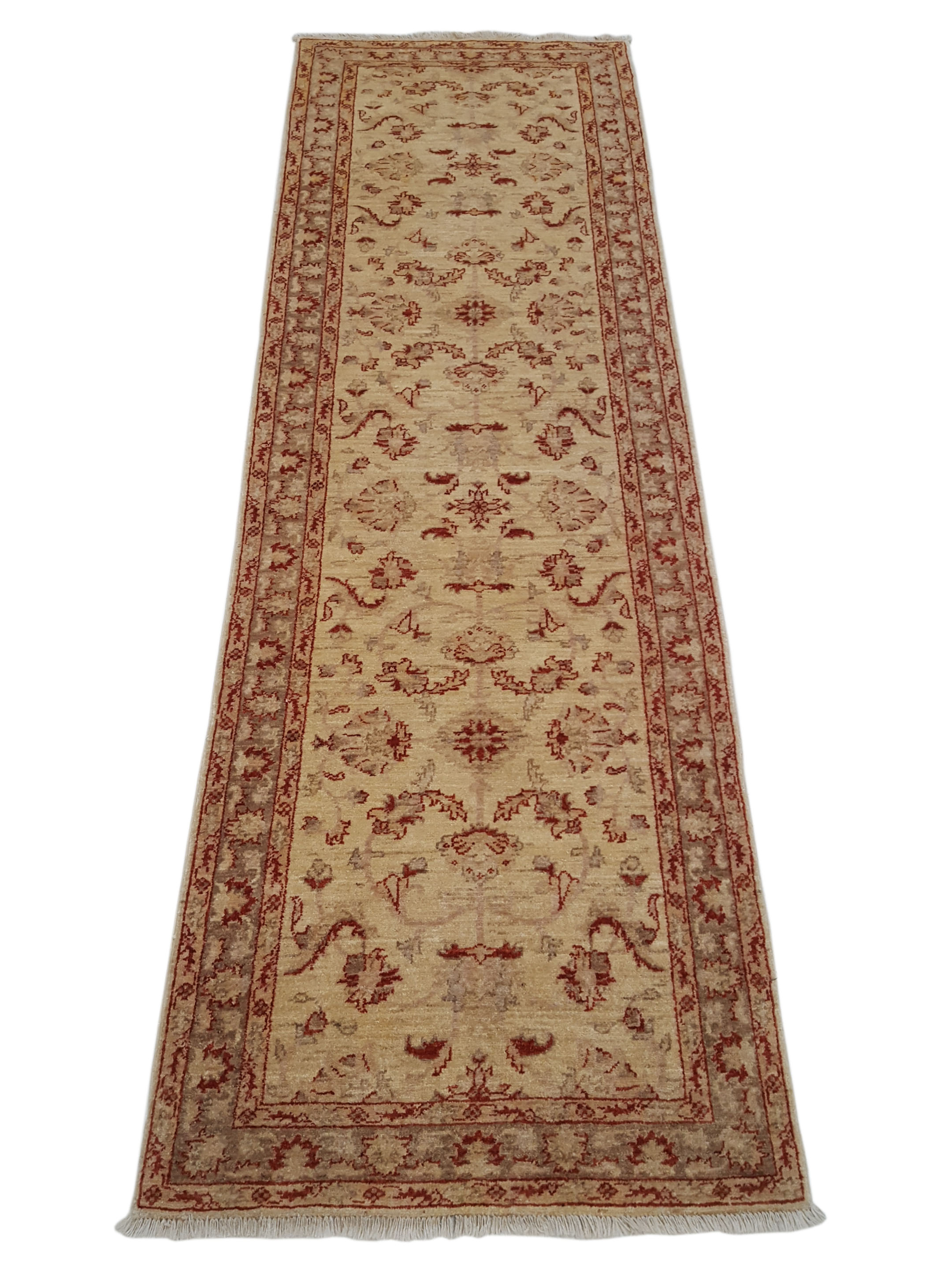 Ziegler Hand Knotted Ivory 3x10 - Image 2 of 6