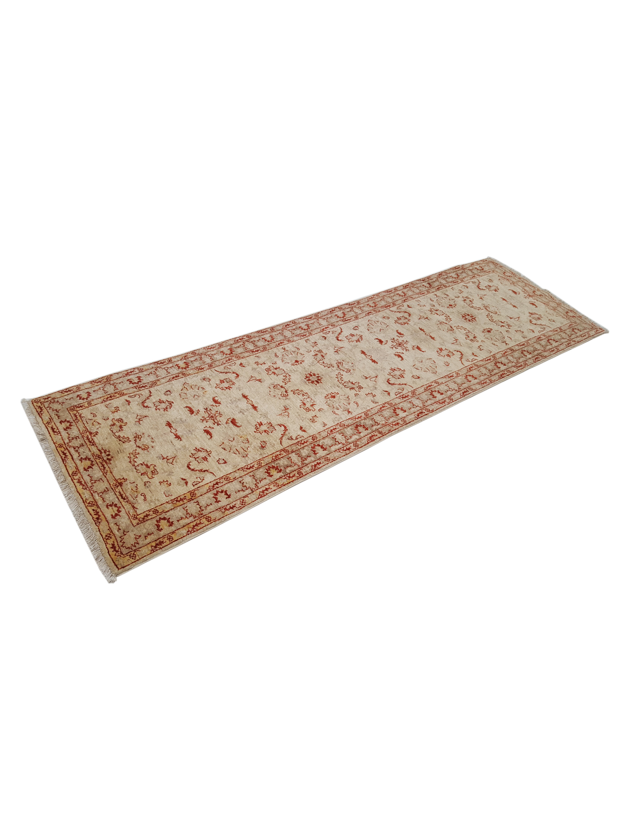 Ziegler Hand Knotted Ivory 3x10 - Image 6 of 6