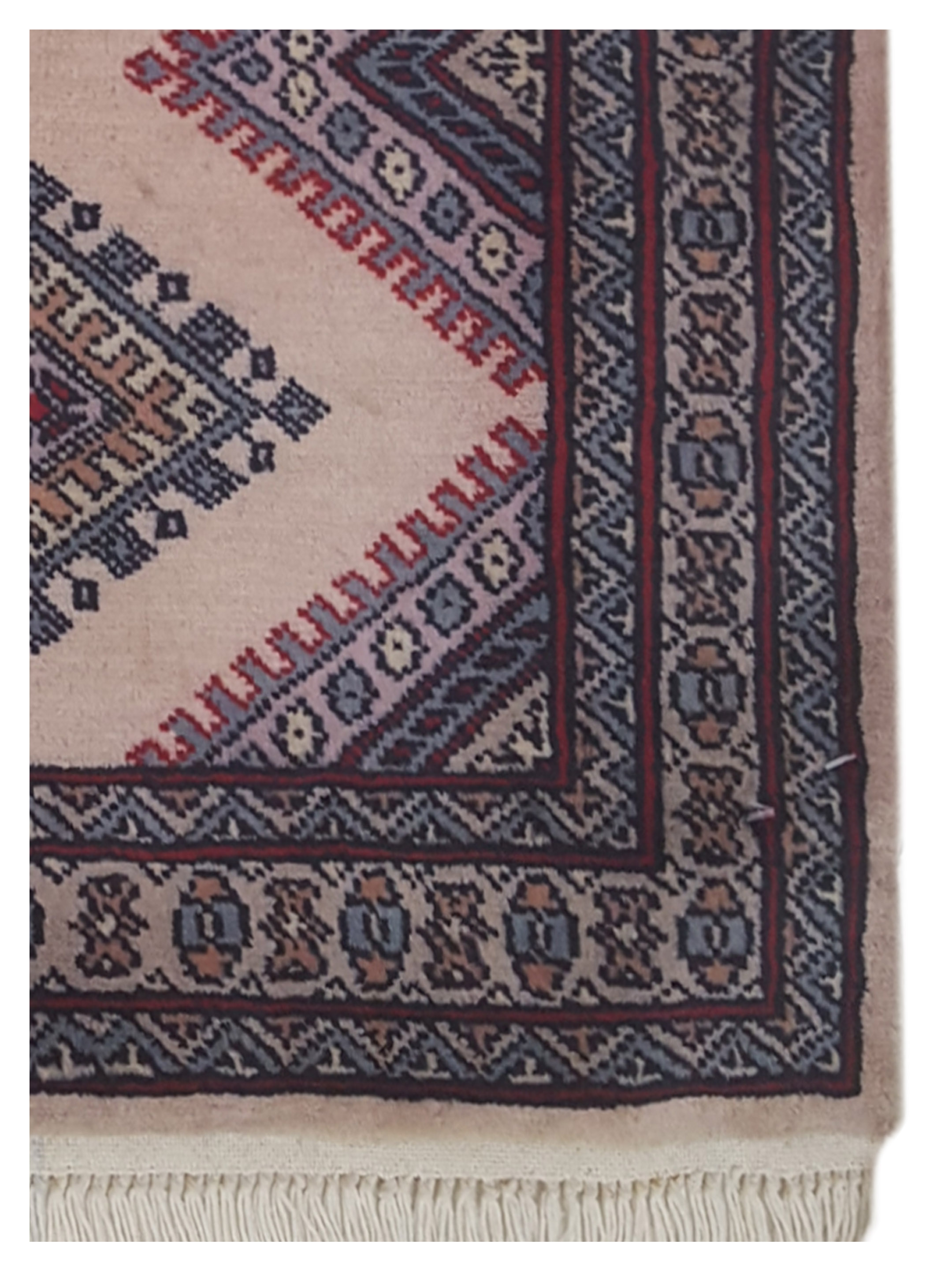 Bokhara Hand Knotted Beige 2x2 - Image 3 of 5