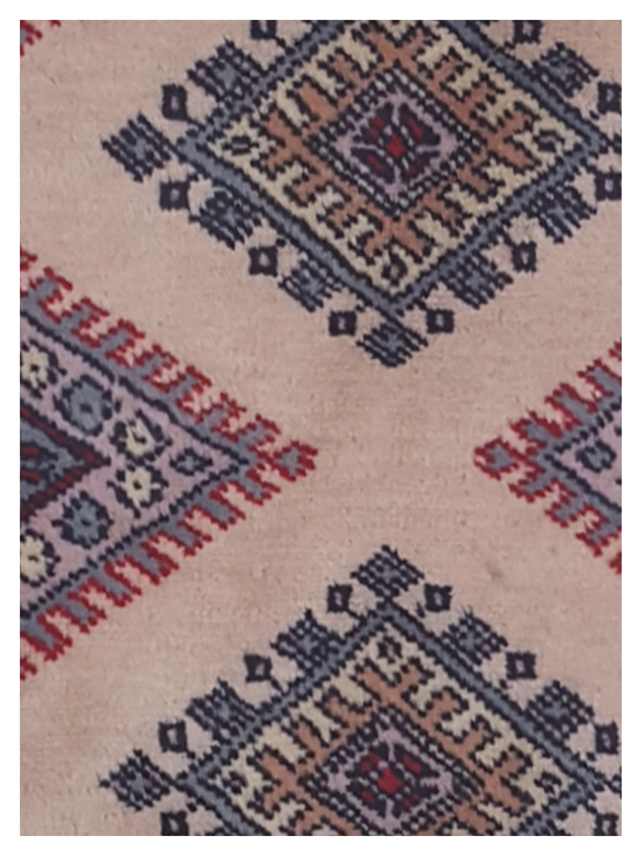 Bokhara Hand Knotted Beige 2x2 - Image 4 of 5