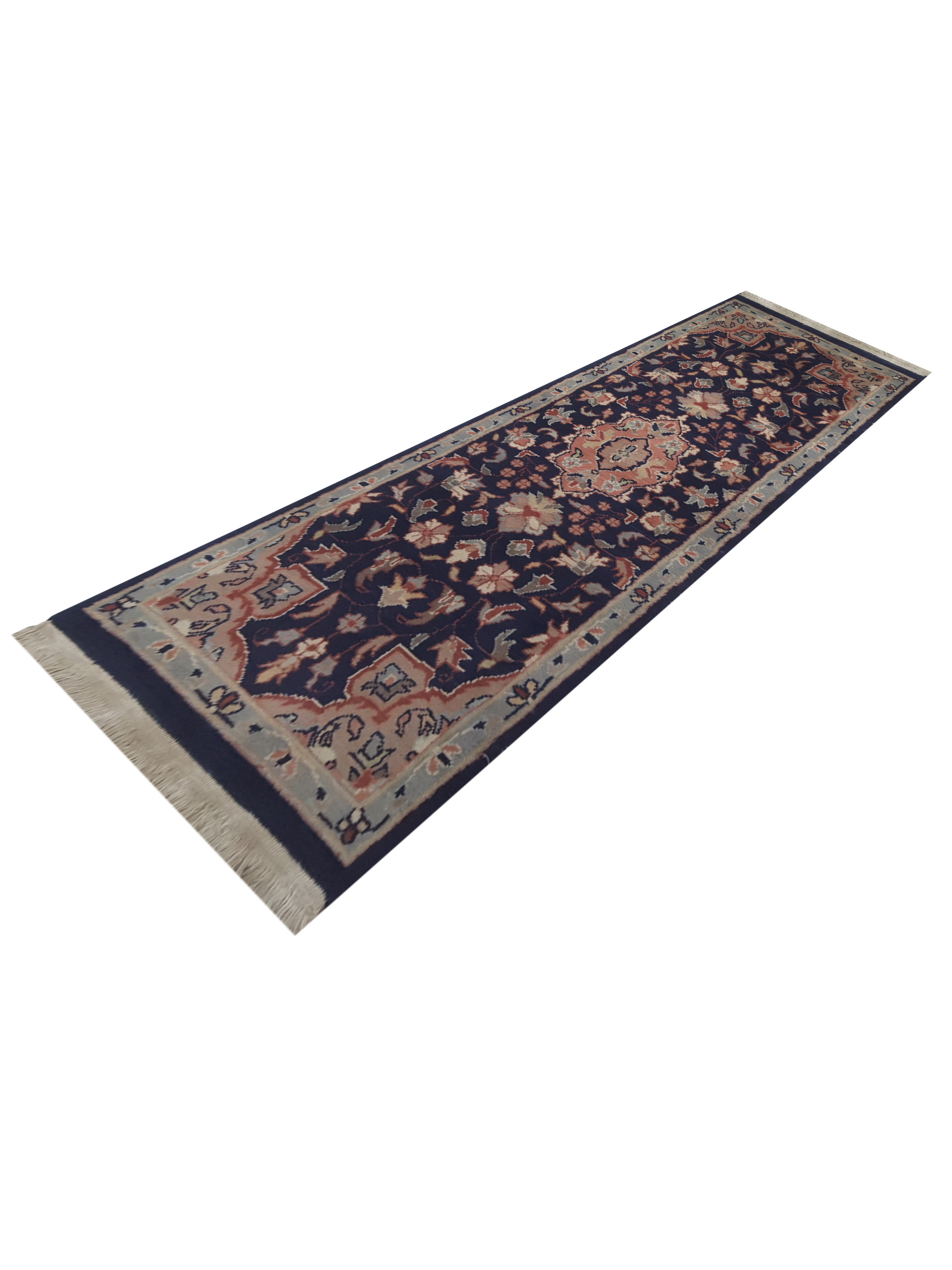 Classic Hand Knotted Navy 2x4 - Image 5 of 6
