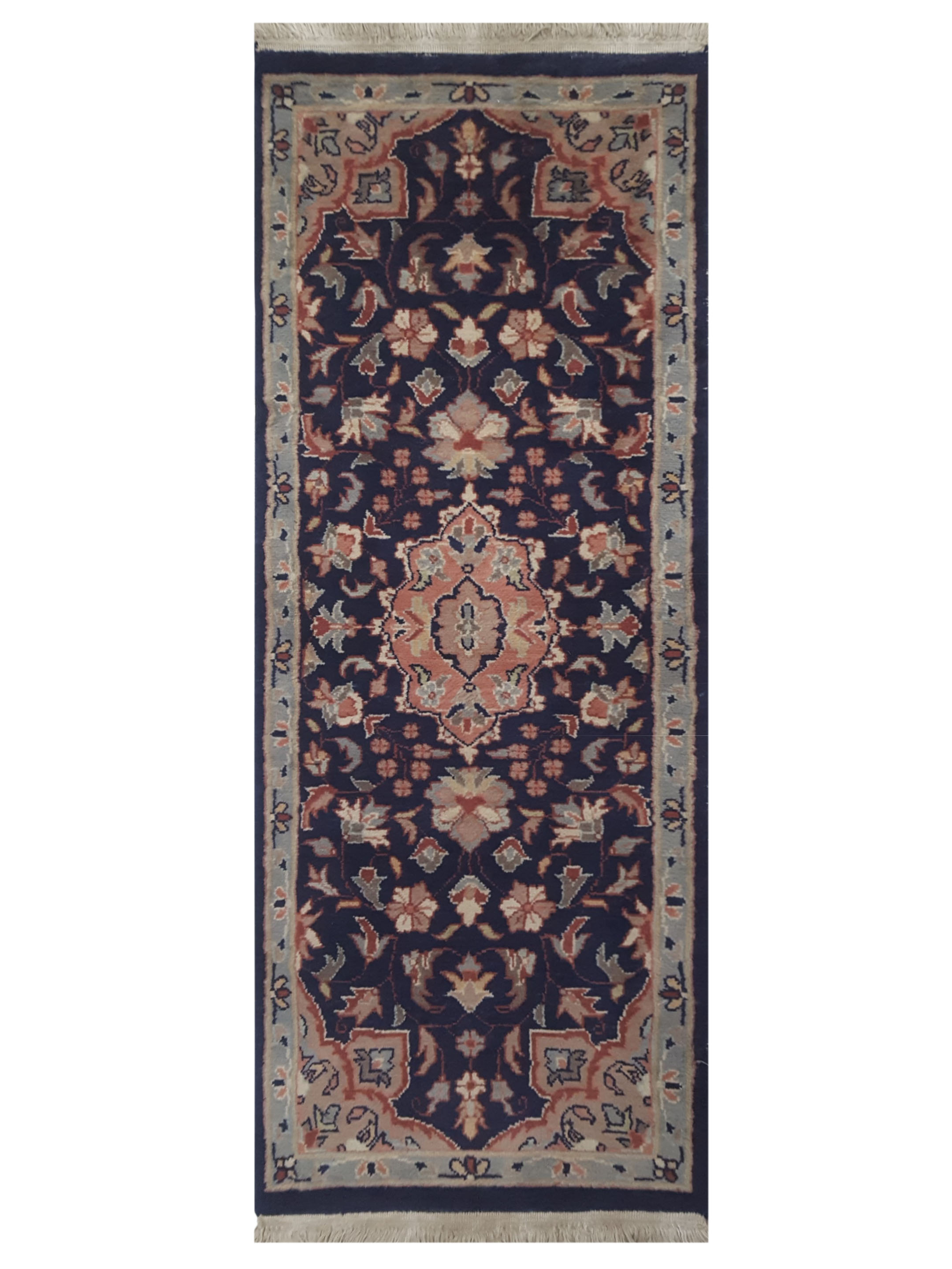 Classic Hand Knotted Navy 2x4