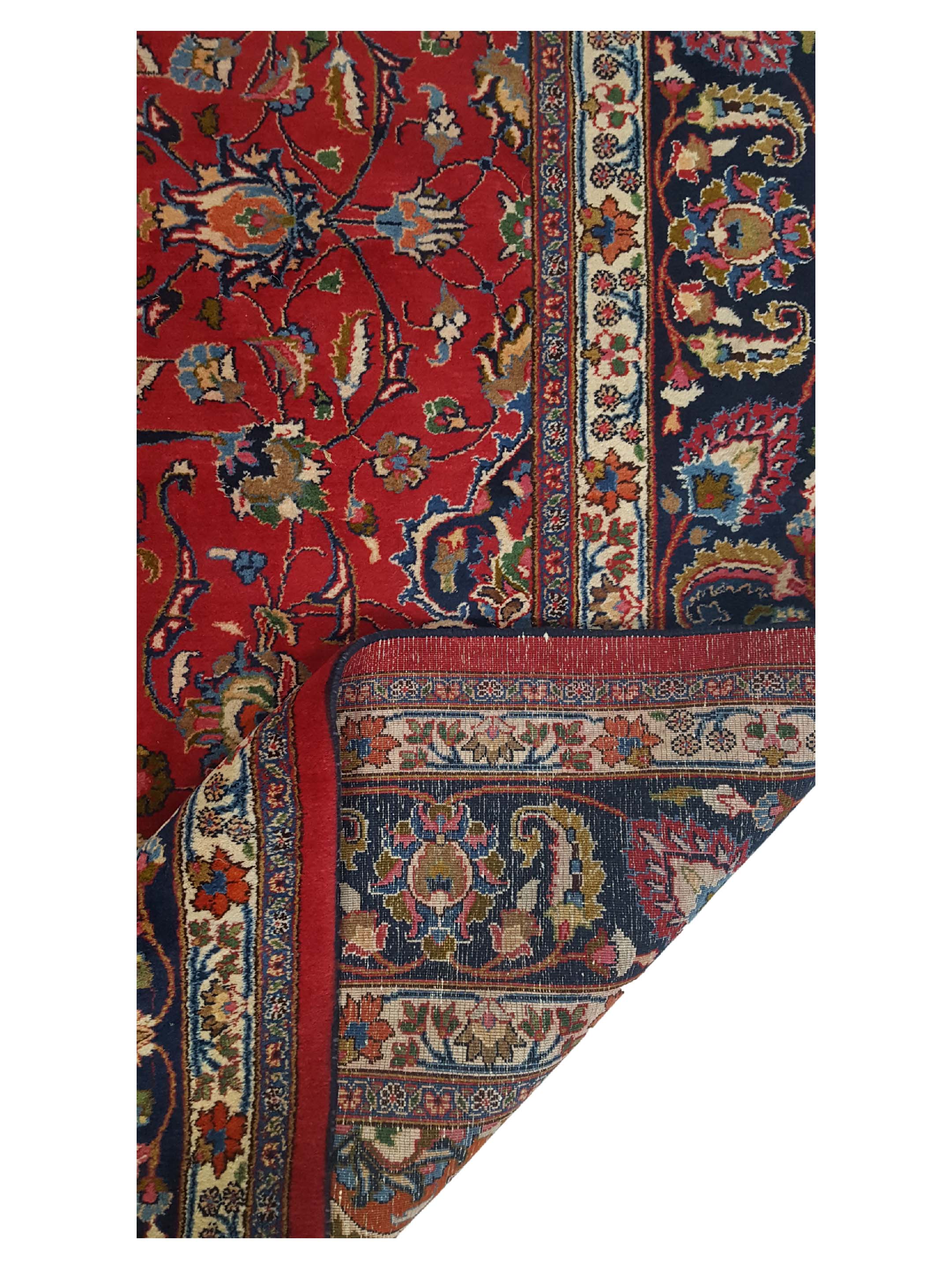 Mashad Semi Antique Red 10x13 - Image 3 of 7