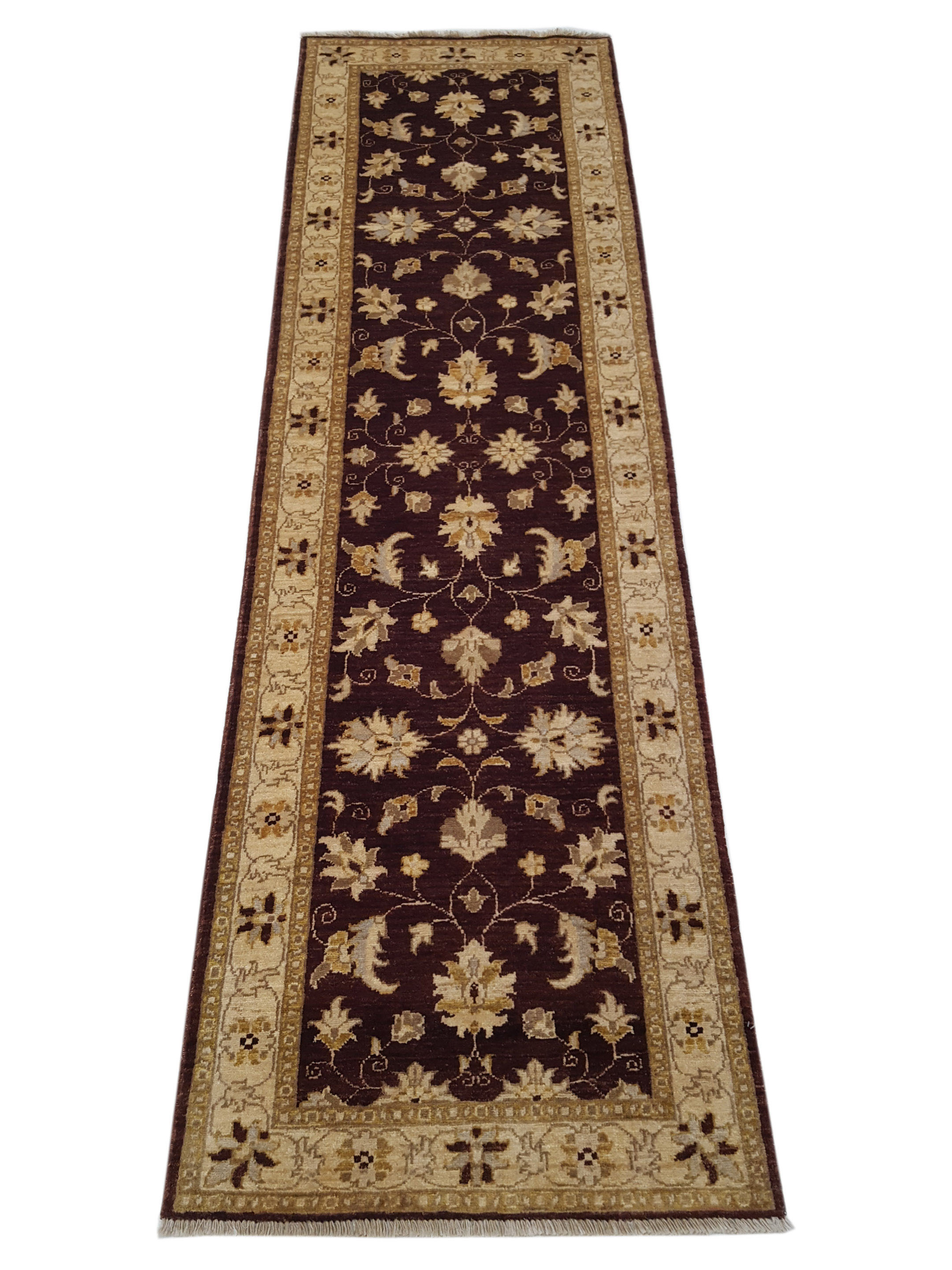 Ziegler Hand Knotted Brown 2.6x9 - Image 2 of 6