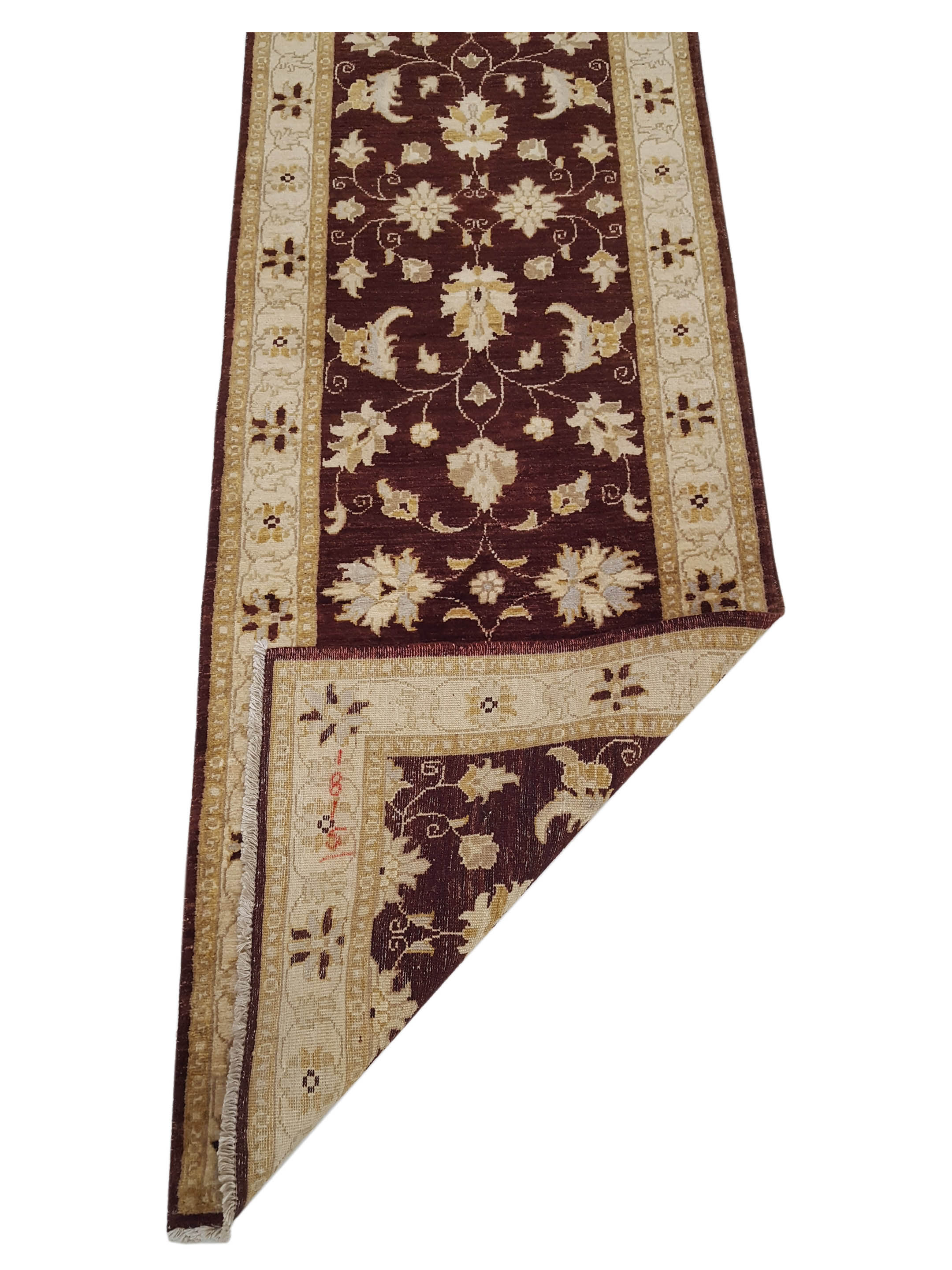 Ziegler Hand Knotted Brown 2.6x9 - Image 3 of 6