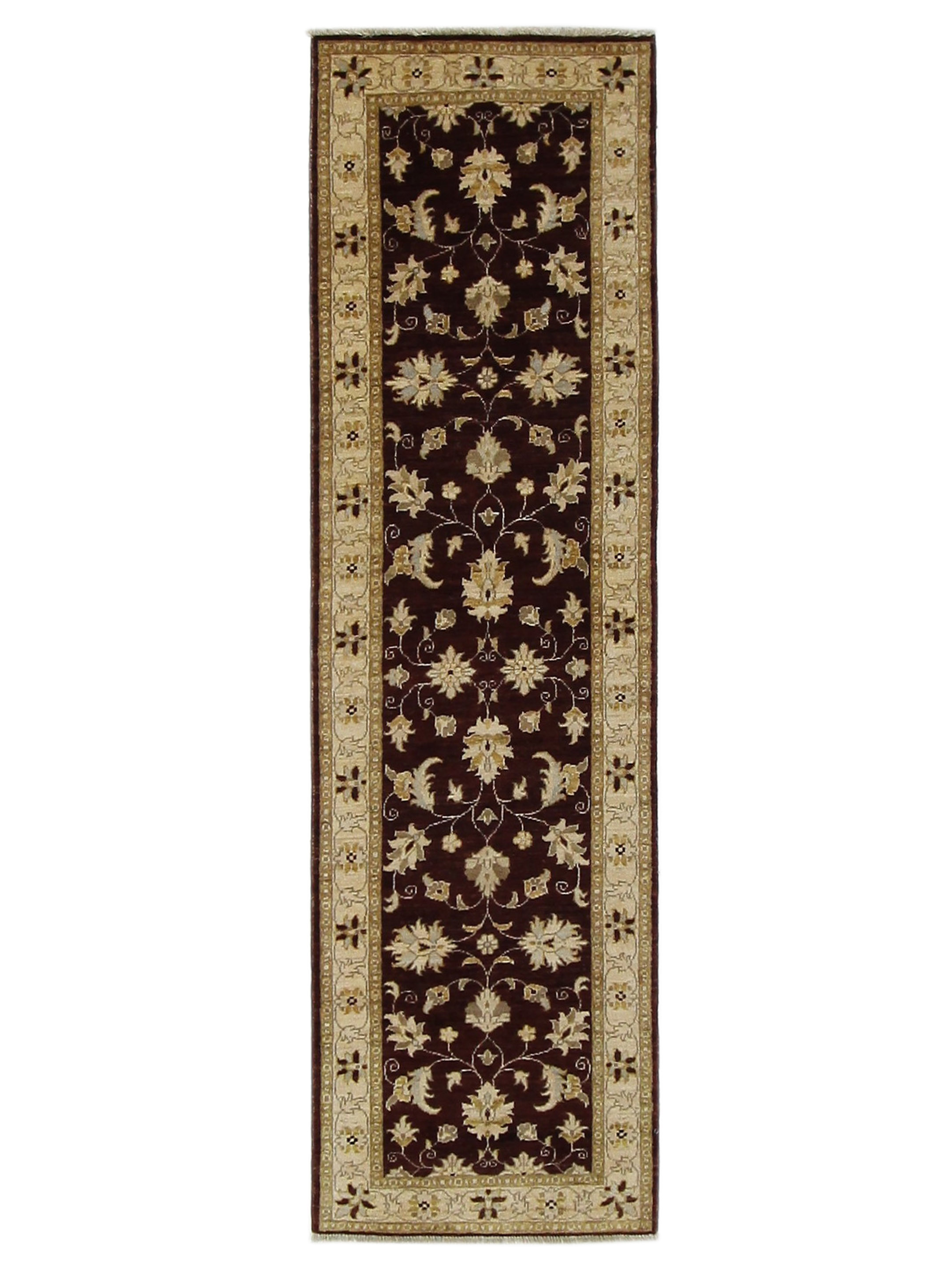 Ziegler Hand Knotted Brown 2.6x9
