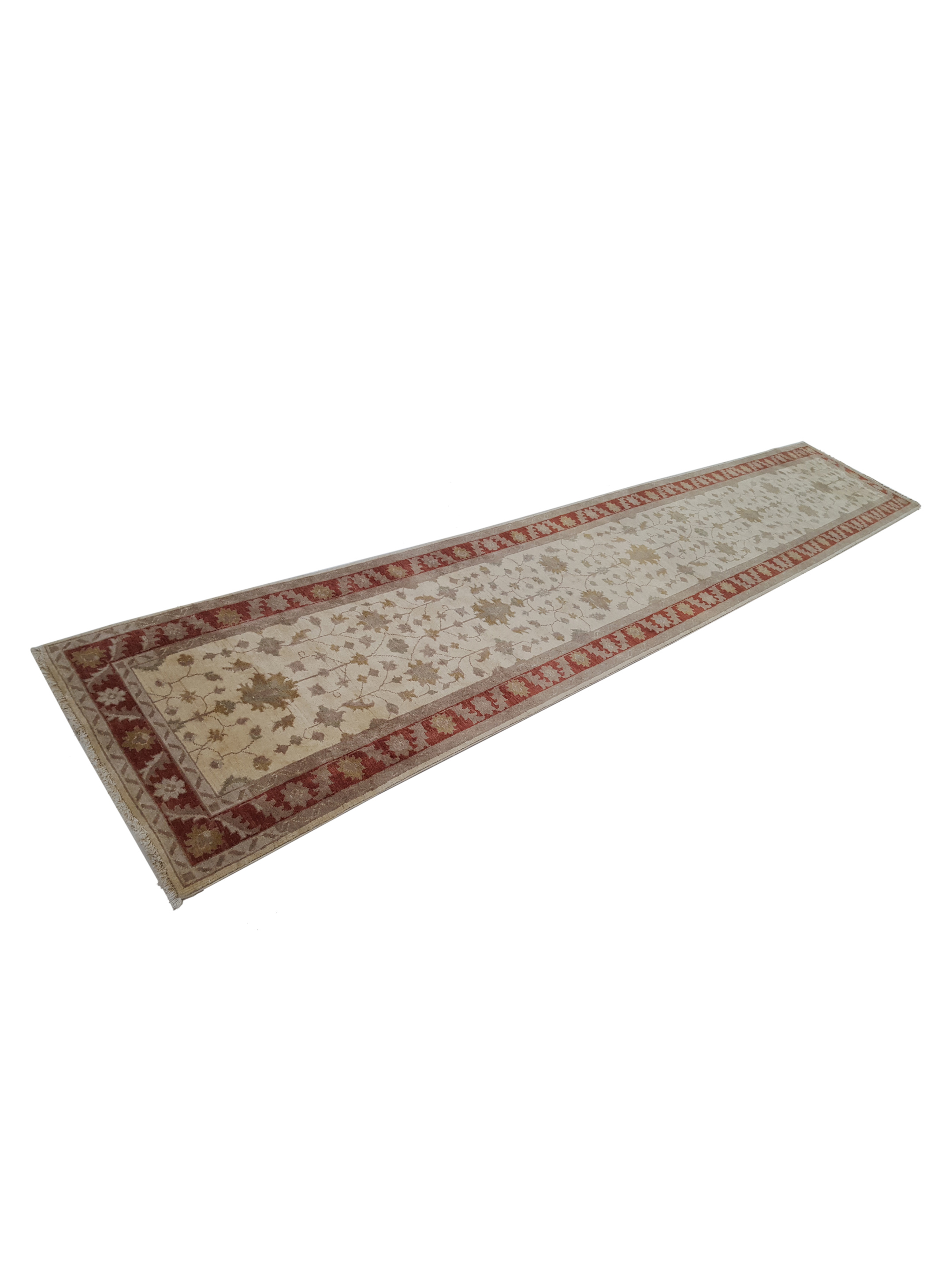 Ziegler Hand Knotted Gold 3x14 - Image 6 of 6