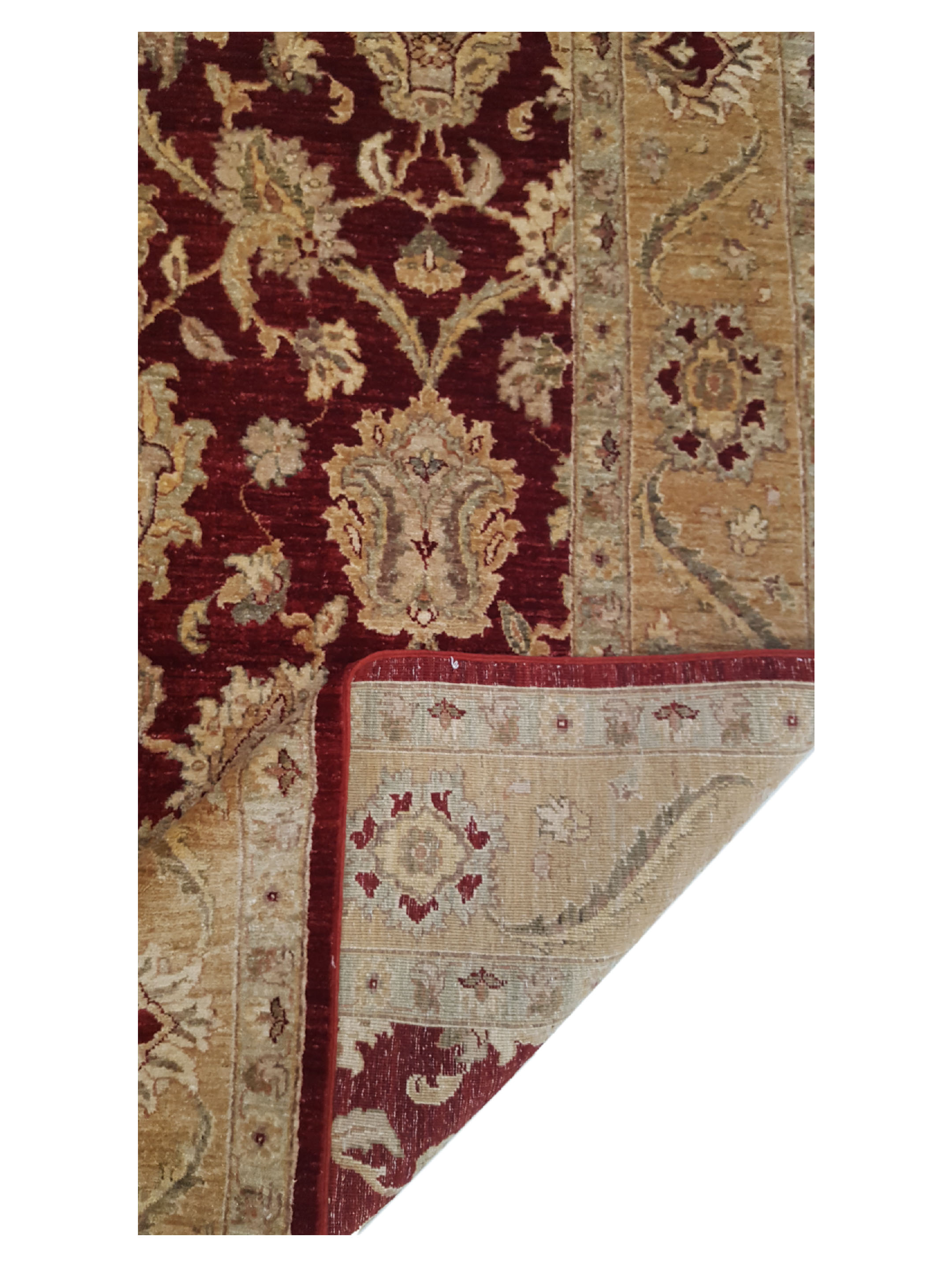 Ziegler Hand Knotted Red 6x10 - Image 3 of 6