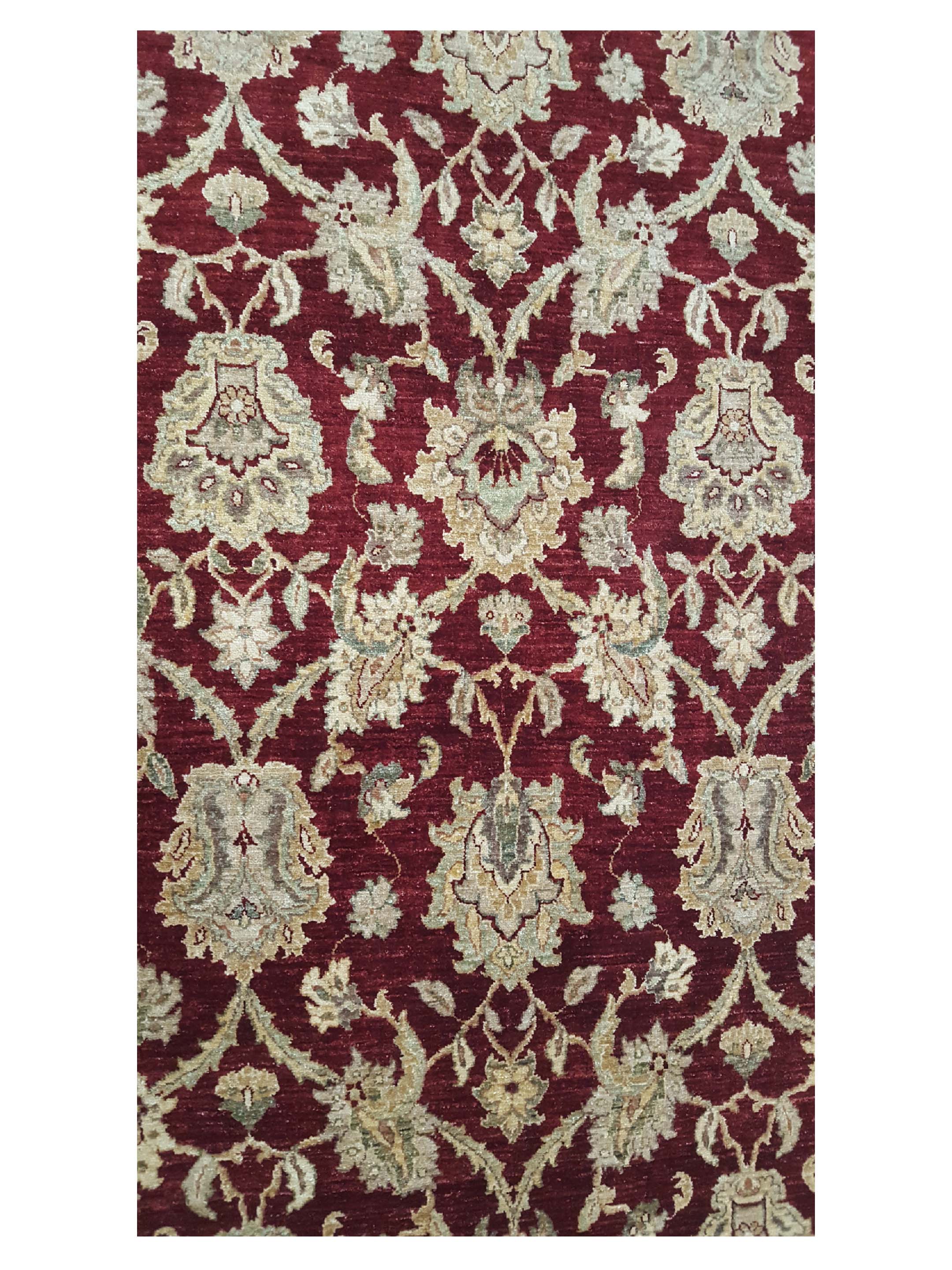 Ziegler Hand Knotted Red 6x10 - Image 5 of 6