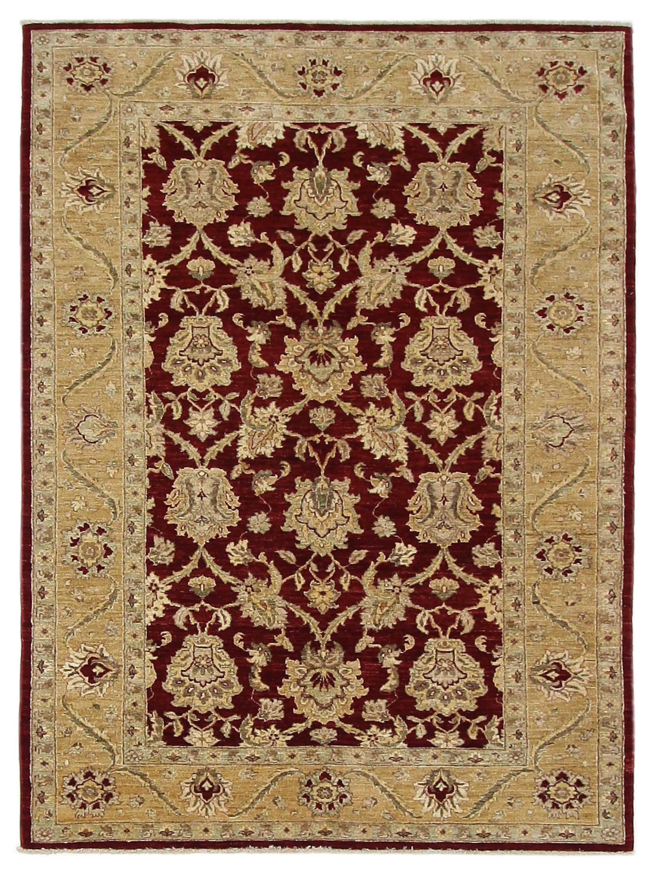 Ziegler Hand Knotted Red 6x10