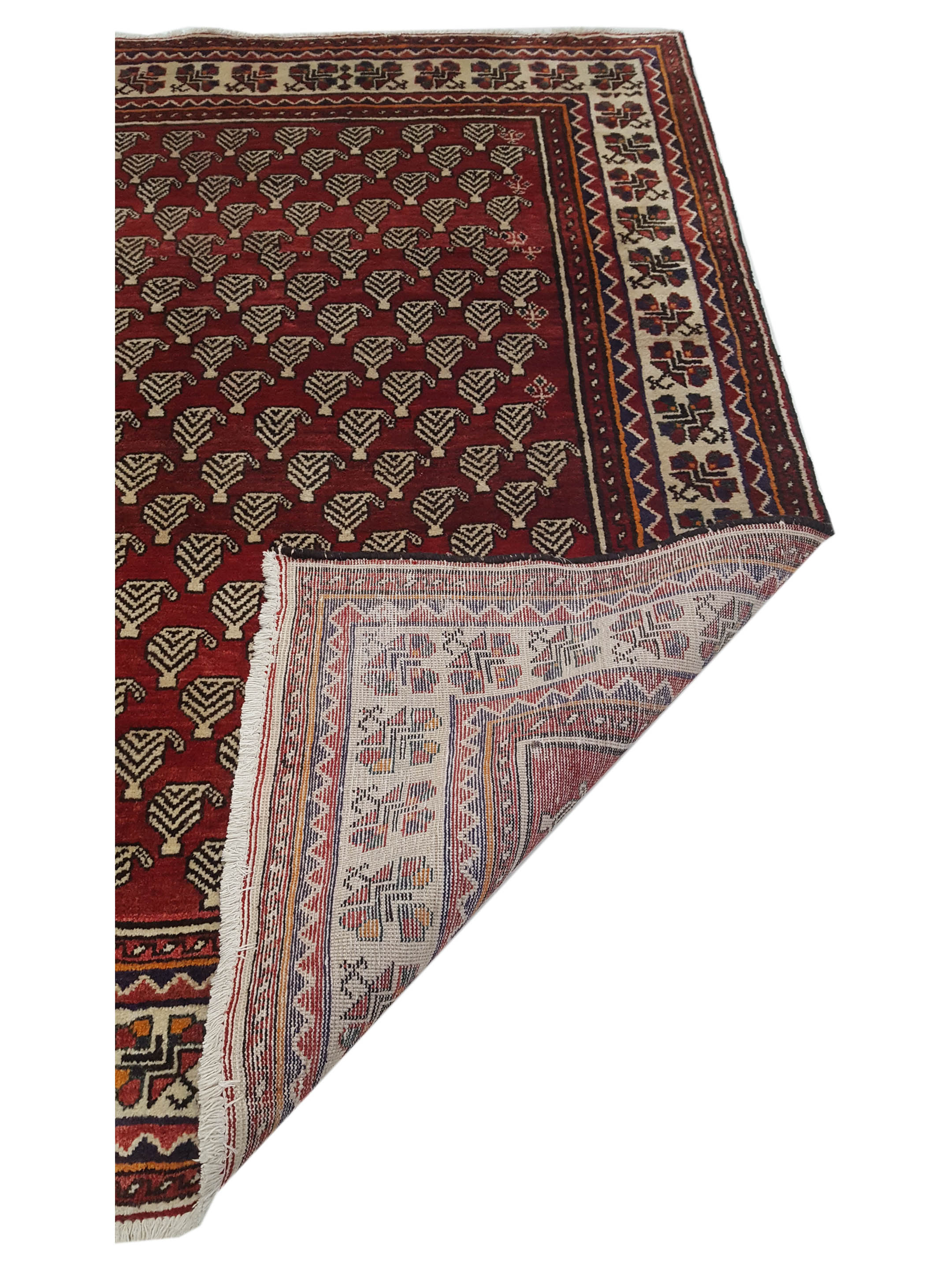 Bakhtiyari Hand Knotted Red 6x8 - Image 3 of 6