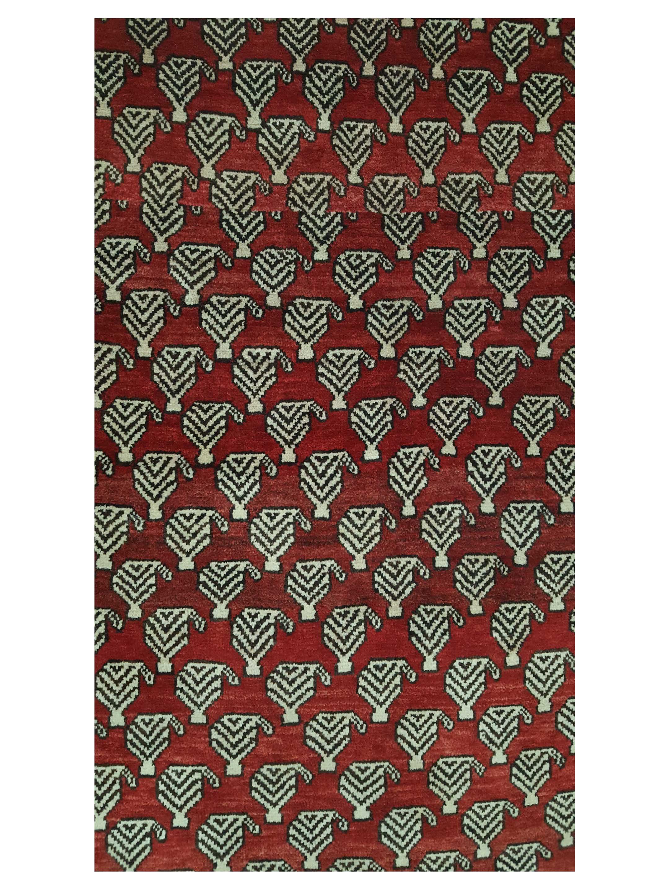 Bakhtiyari Hand Knotted Red 6x8 - Image 5 of 6