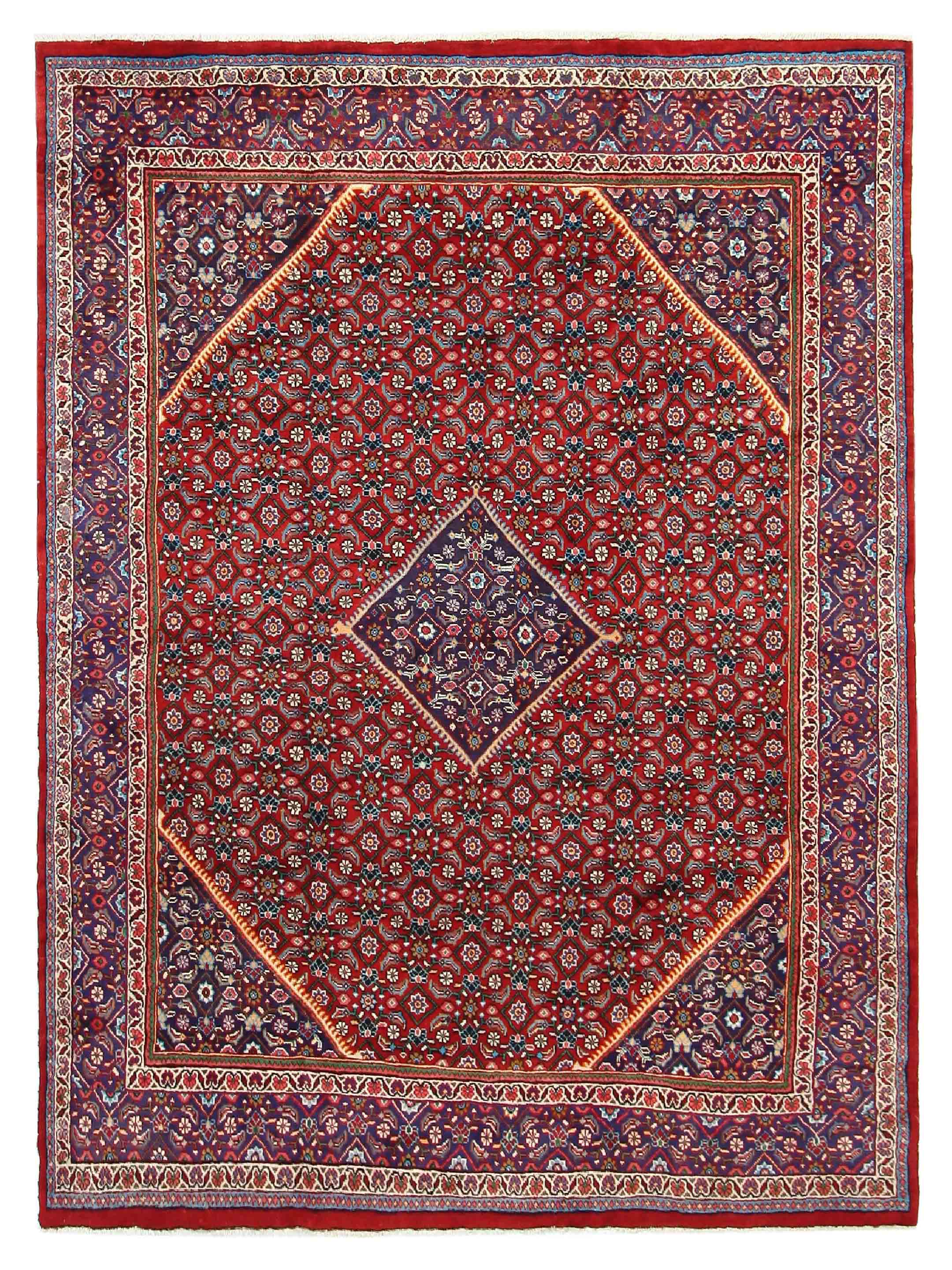 Mahal Hand Knotted Red 10x14