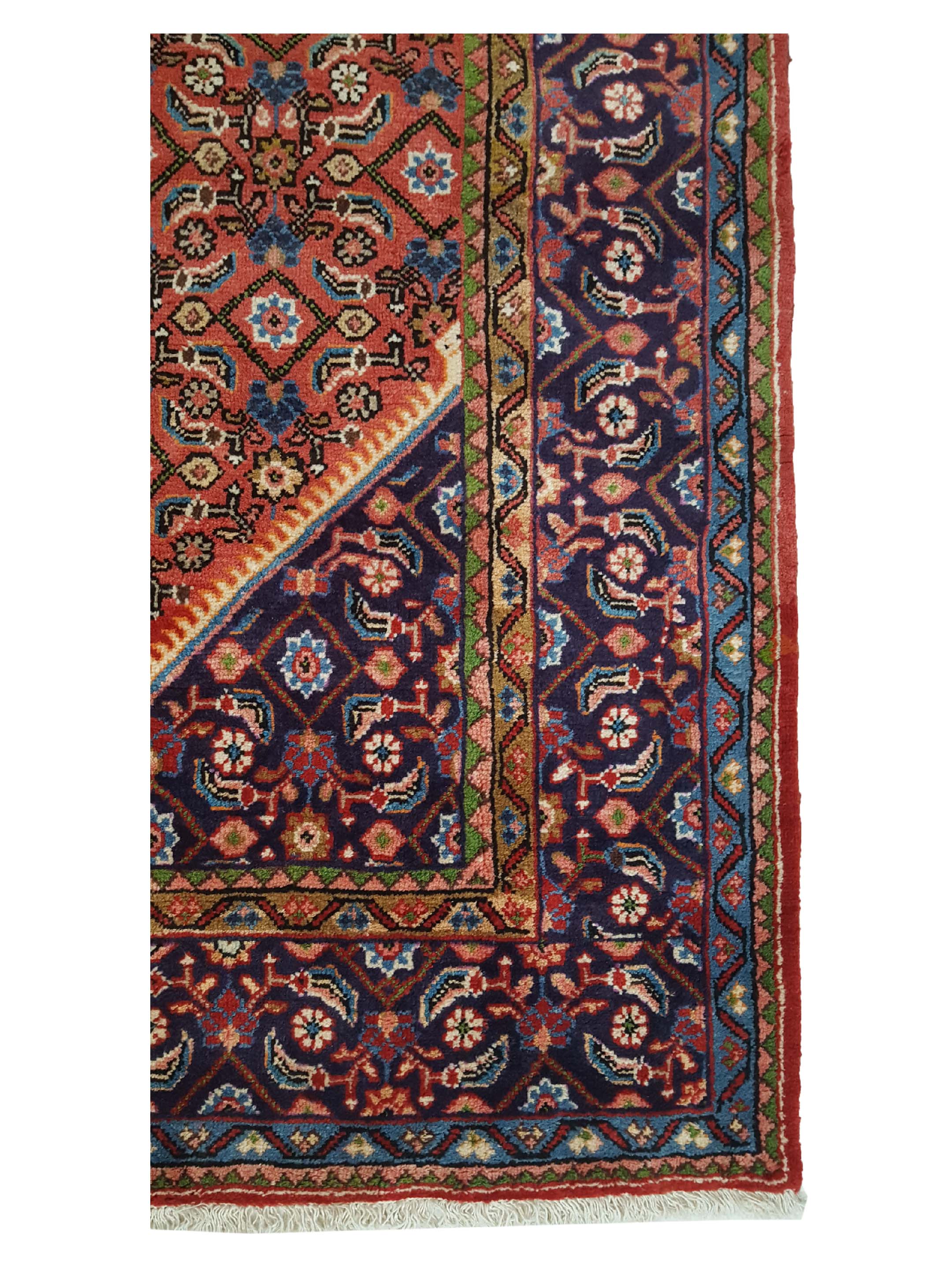 Mahal Hand Knotted Red 10x13 - Image 4 of 6