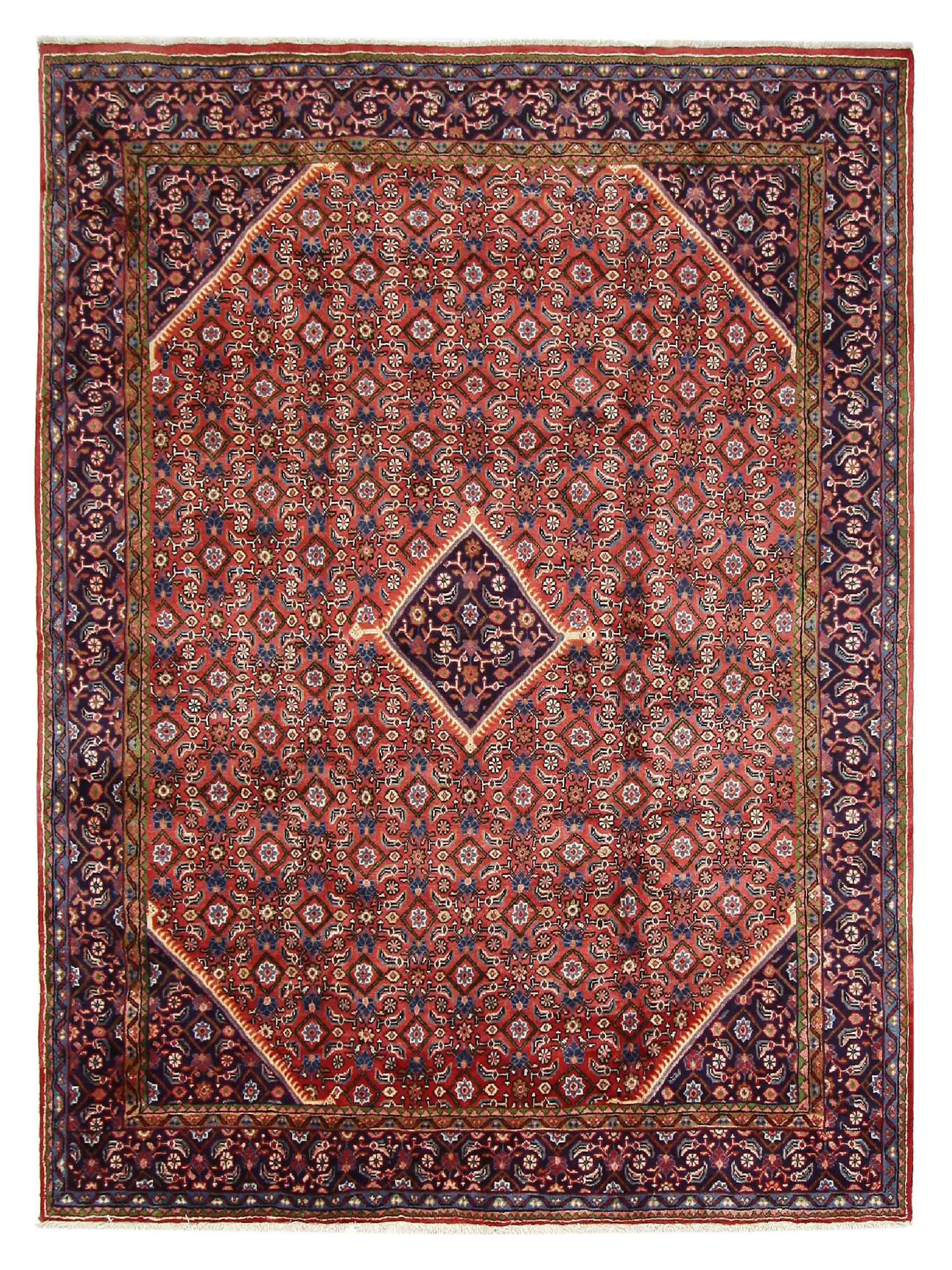 Mahal Hand Knotted Red 10x13