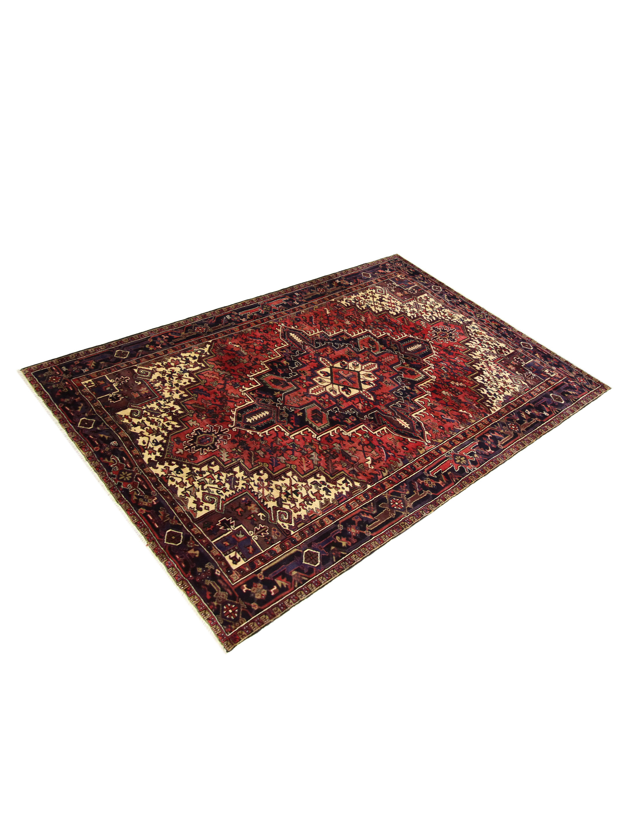 Heriz Hand Knotted Red 8x12 - Image 5 of 5