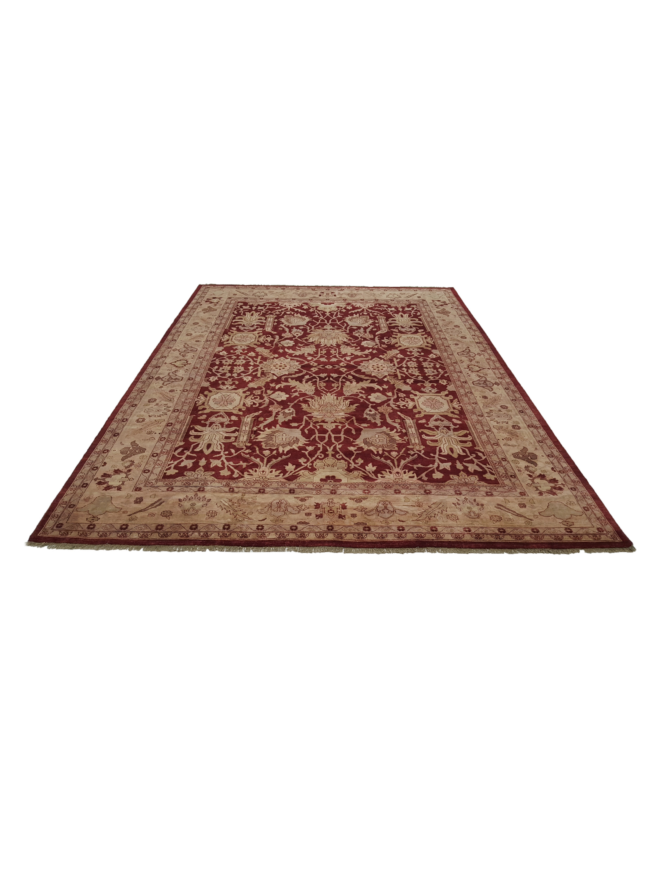 Ziegler Hand Knotted Red 12x16 - Image 2 of 6