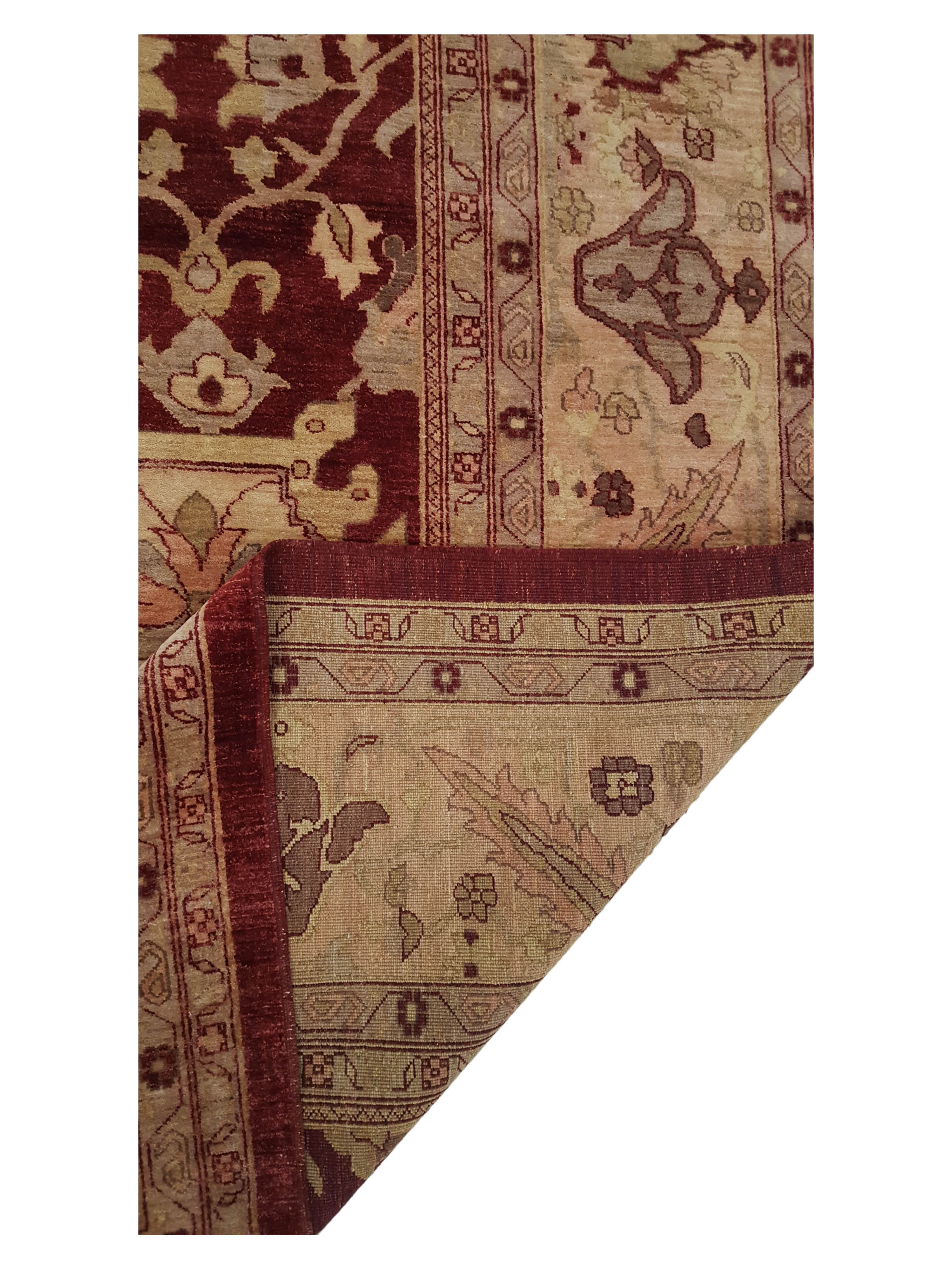 Ziegler Hand Knotted Red 12x16 - Image 3 of 6
