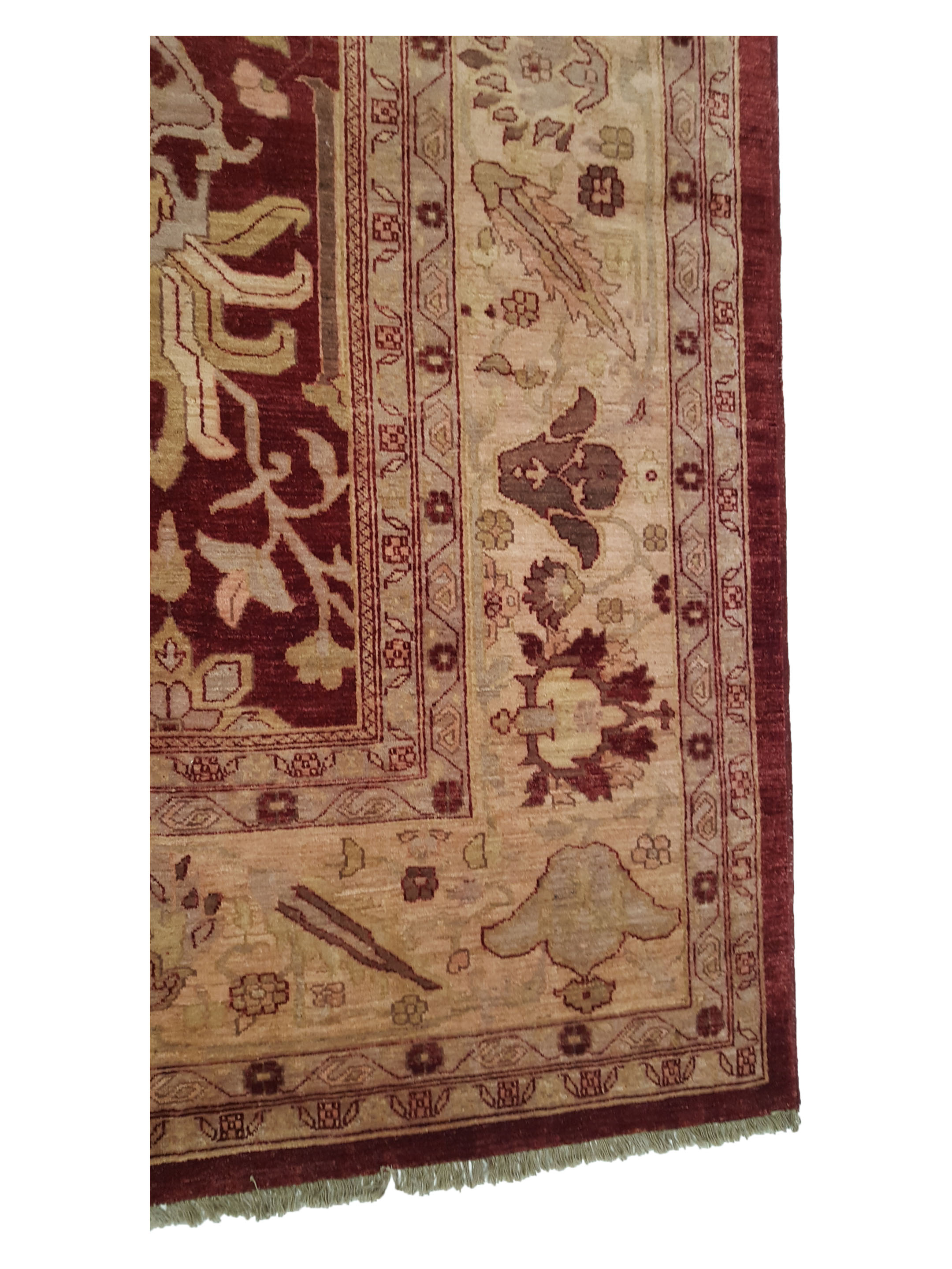 Ziegler Hand Knotted Red 12x16 - Image 4 of 6
