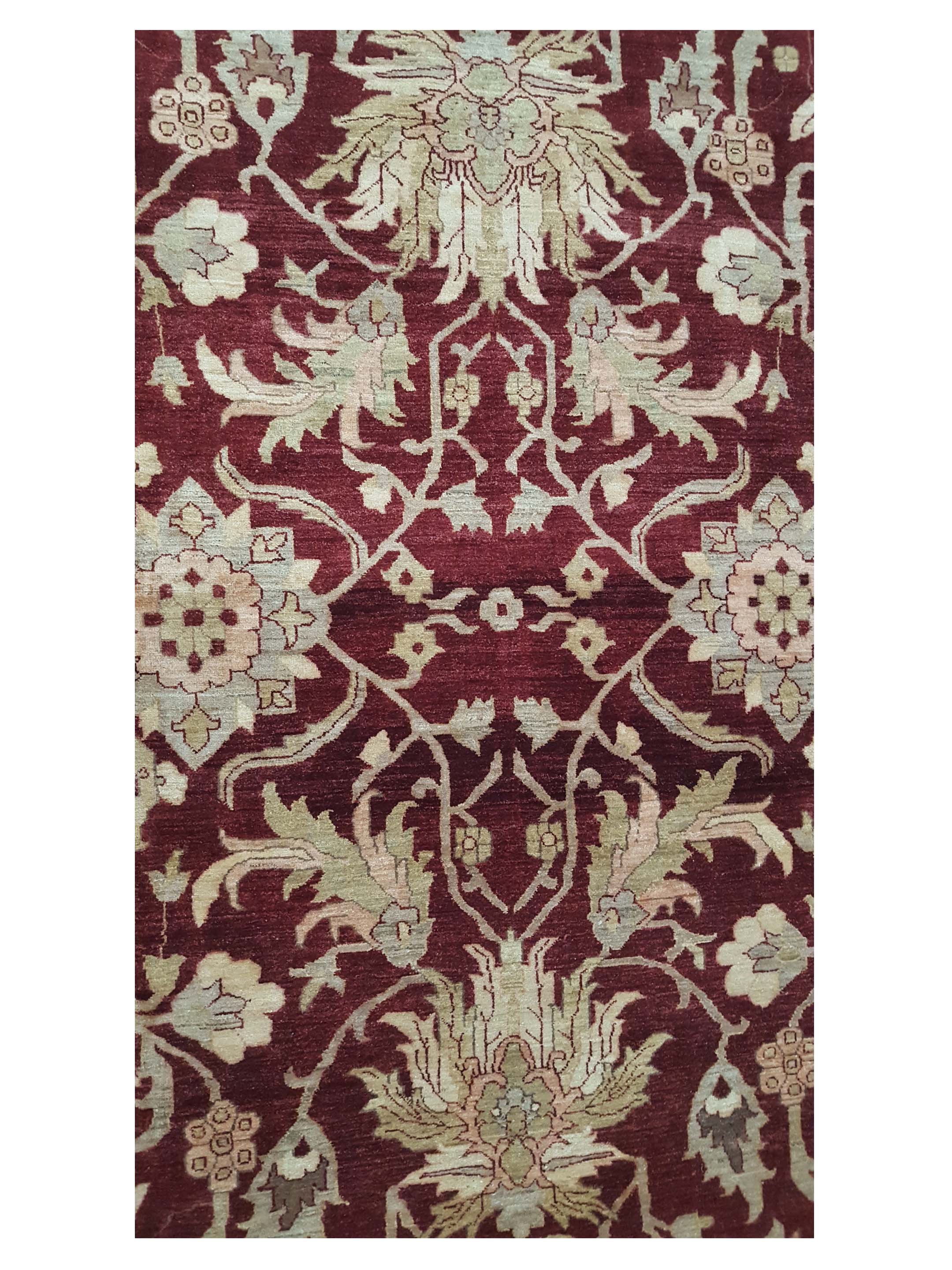 Ziegler Hand Knotted Red 12x16 - Image 5 of 6