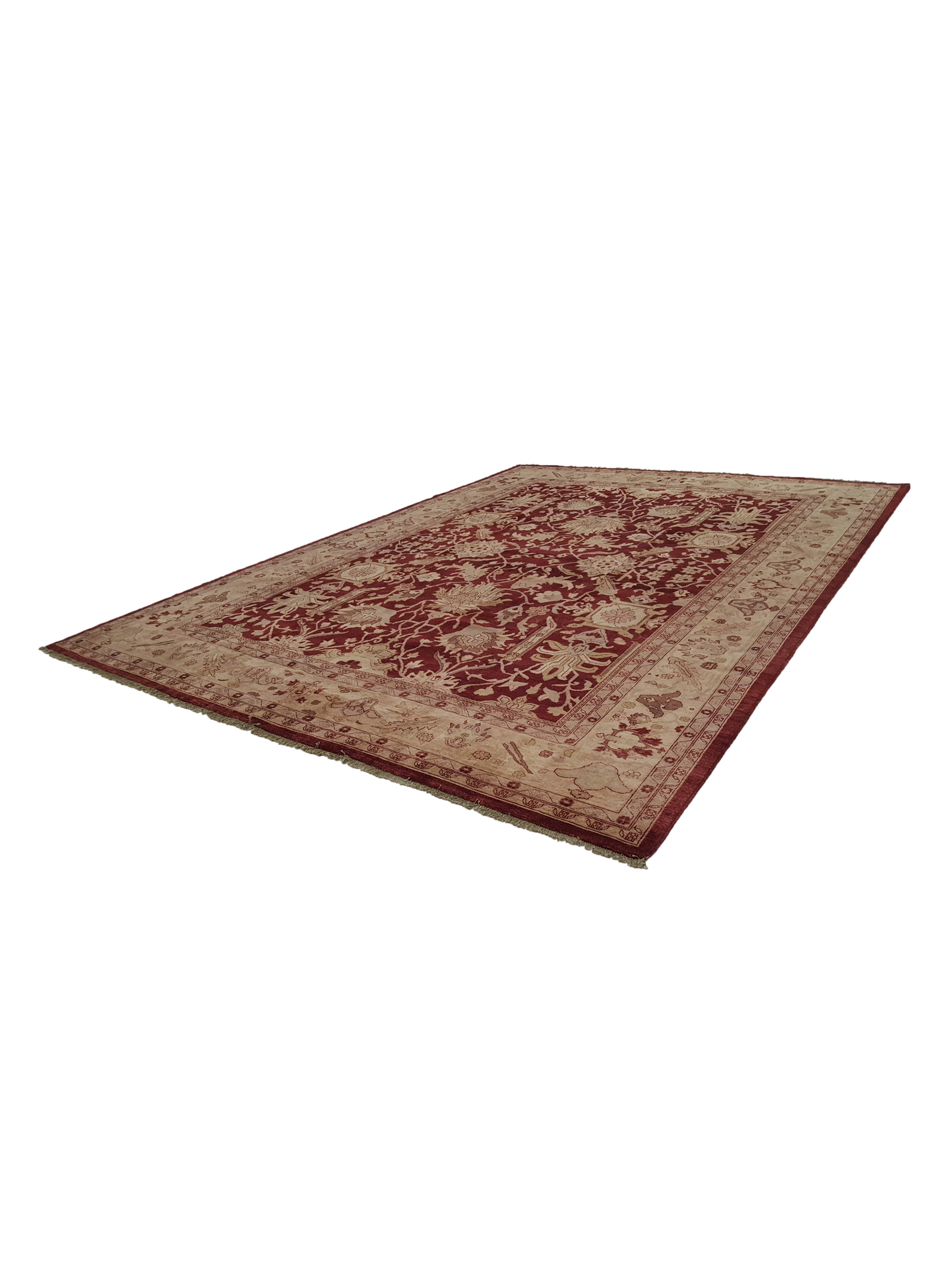 Ziegler Hand Knotted Red 12x16 - Image 6 of 6