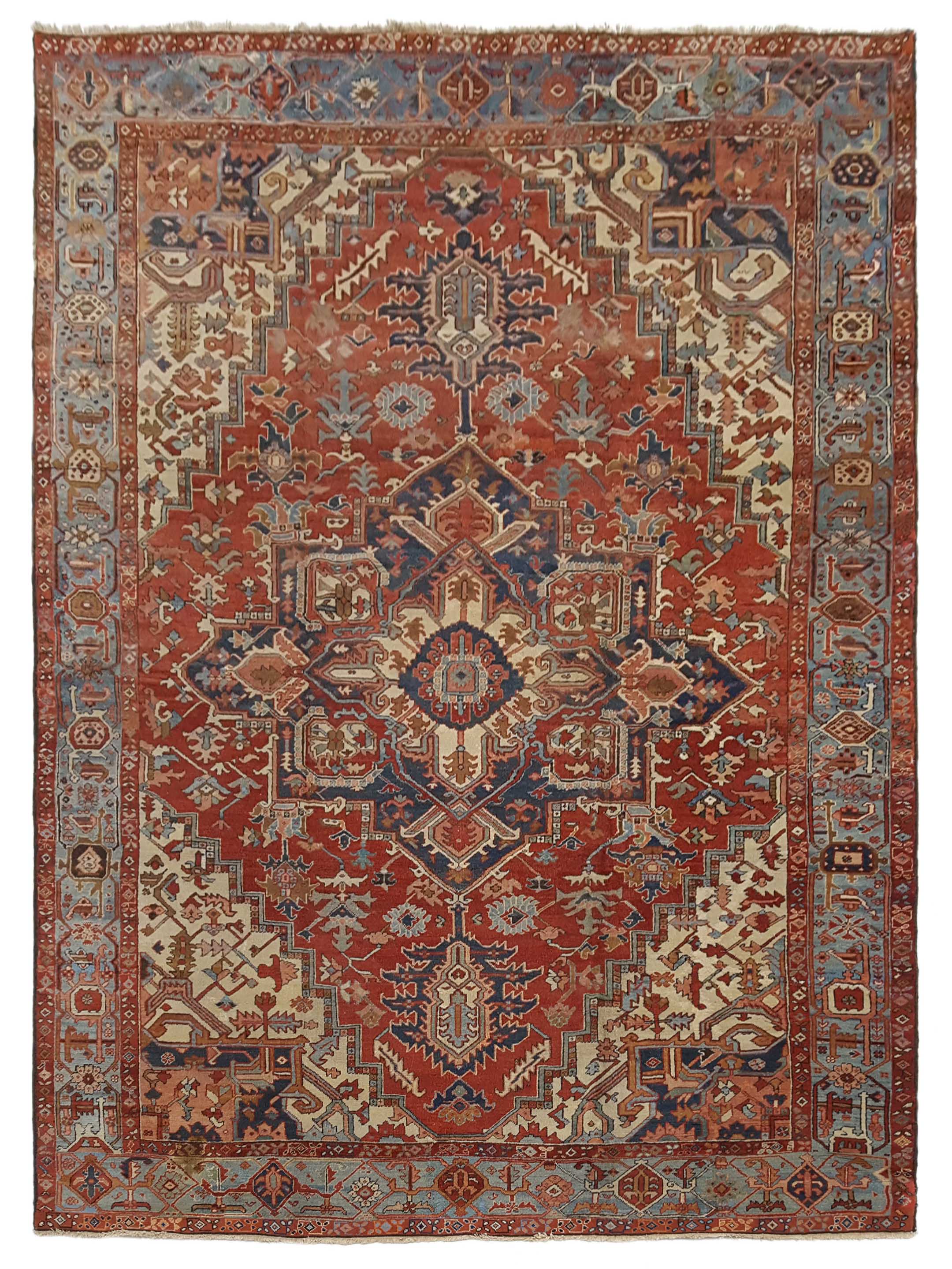 Antique Serapi Rust 10x12