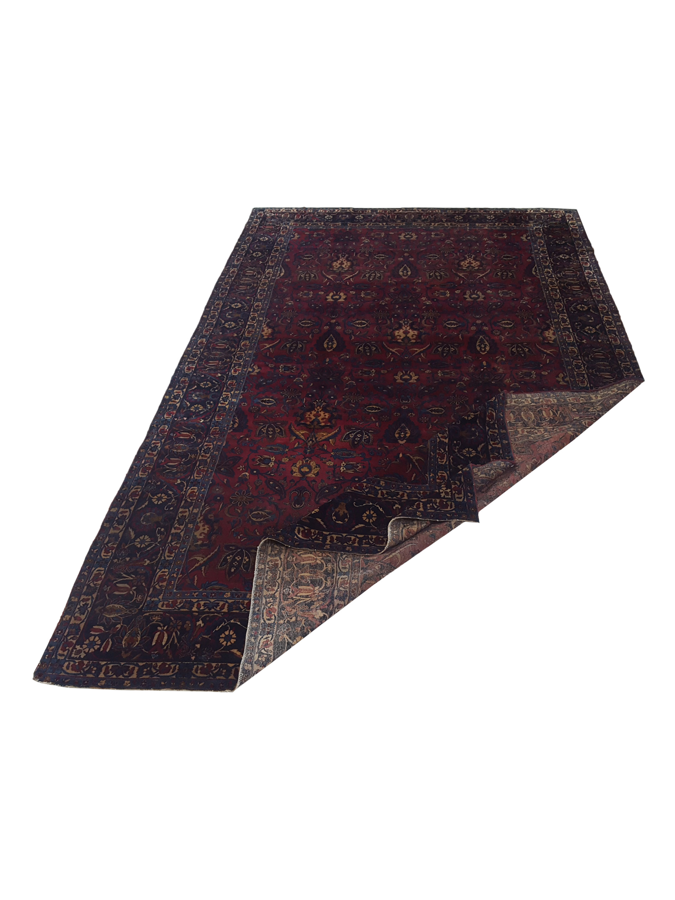 Antique Kerman Rust 9x14 - Image 3 of 7